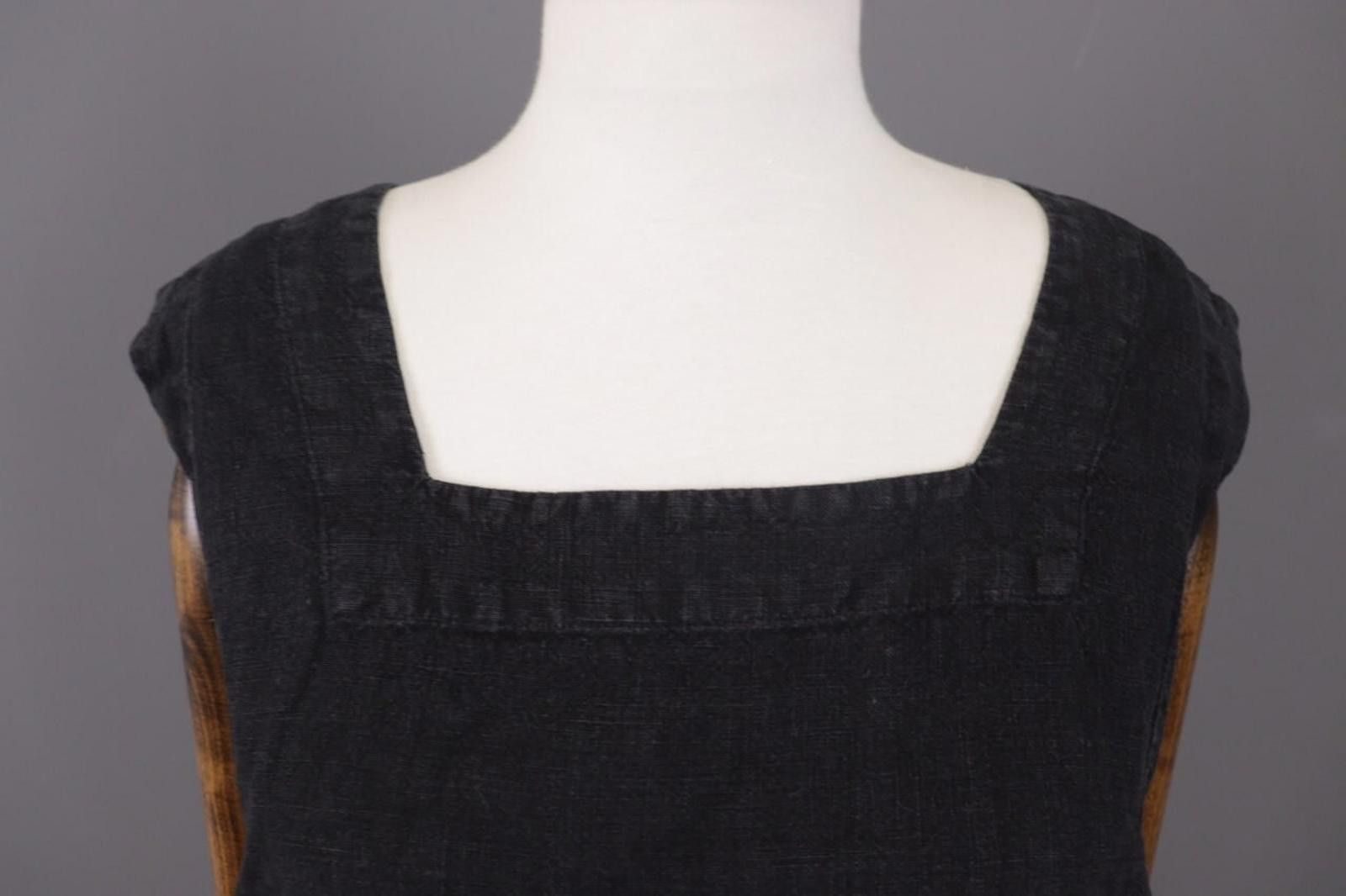 Oscar De La Renta Oska Linen Gray Sleeveless Summer Shirt Blouse Size 3 Size M / US 6-8 / IT 42-44 - 6 Thumbnail
