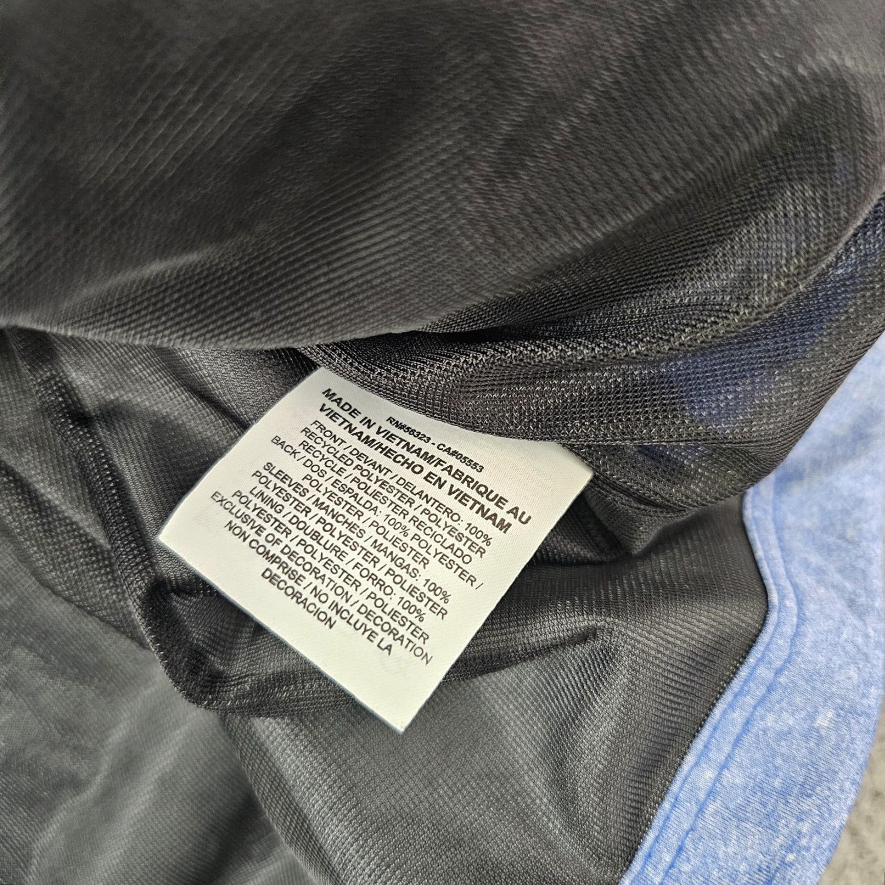 Nike Nike Golf Jacket XL Blue Gray Full Zip Lightweight Hybrid Swoosh Mens Size US XL / EU 56 / 4 - 5 Thumbnail