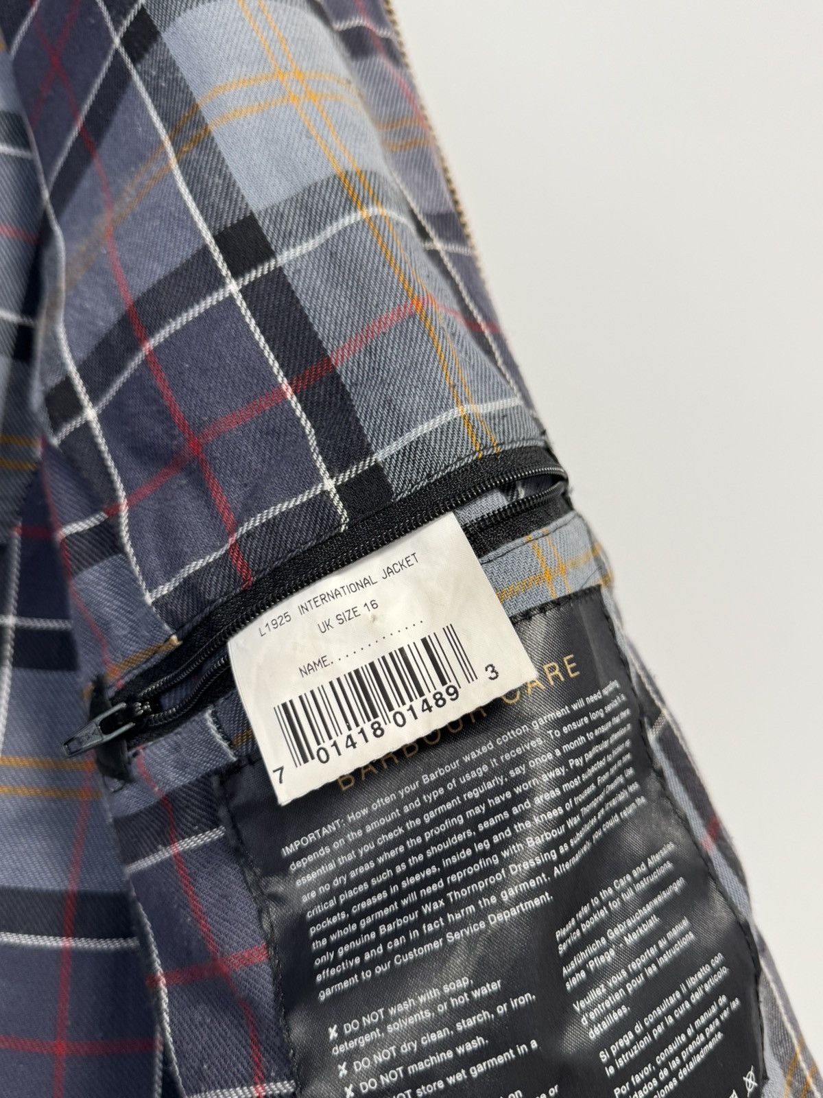 Barbour Barbour International L1925 Wax Made In England Motorcycle Size XL / US 12-14 / IT 48-50 - 12 Thumbnail
