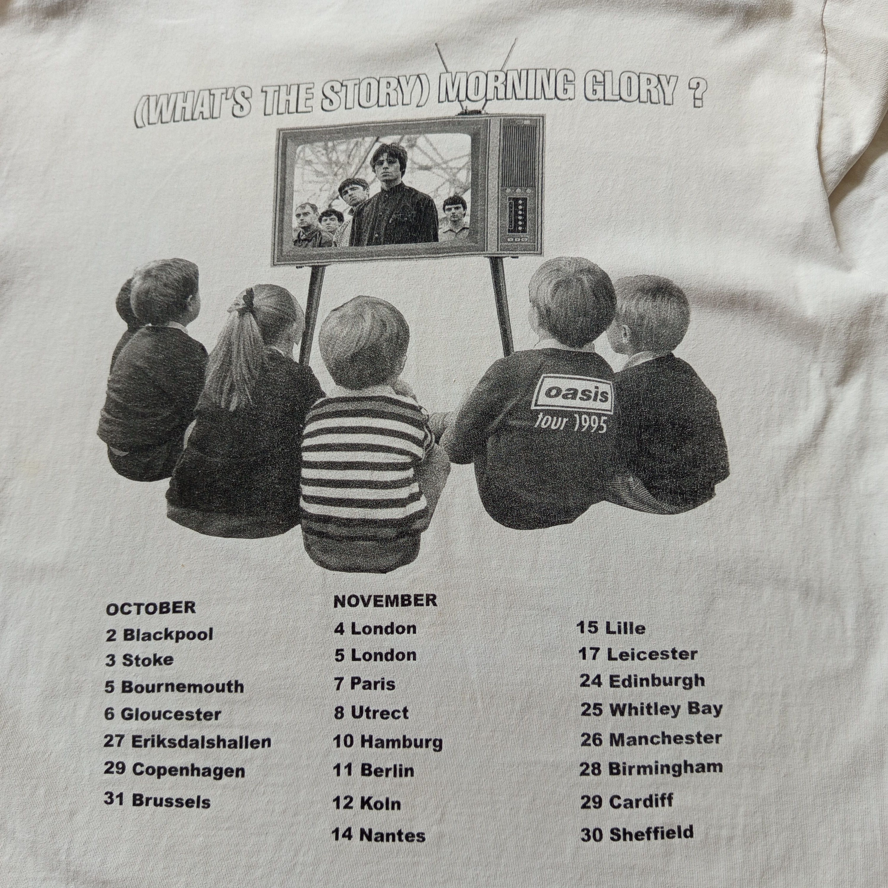 Band Tees Oasis UK tour T shirt Europe tee Size US XL / EU 56 / 4 - 4 Thumbnail