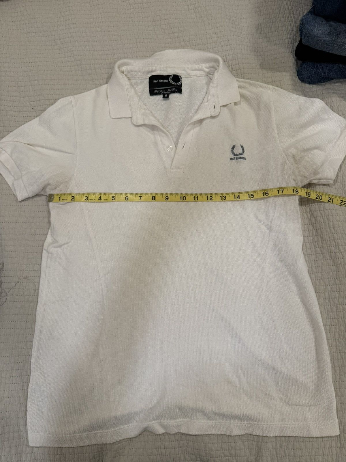 Fred Perry × Raf Simons Fred Perry x Raf Simons white polo Size US M / EU 48-50 / 2 - 4 Thumbnail