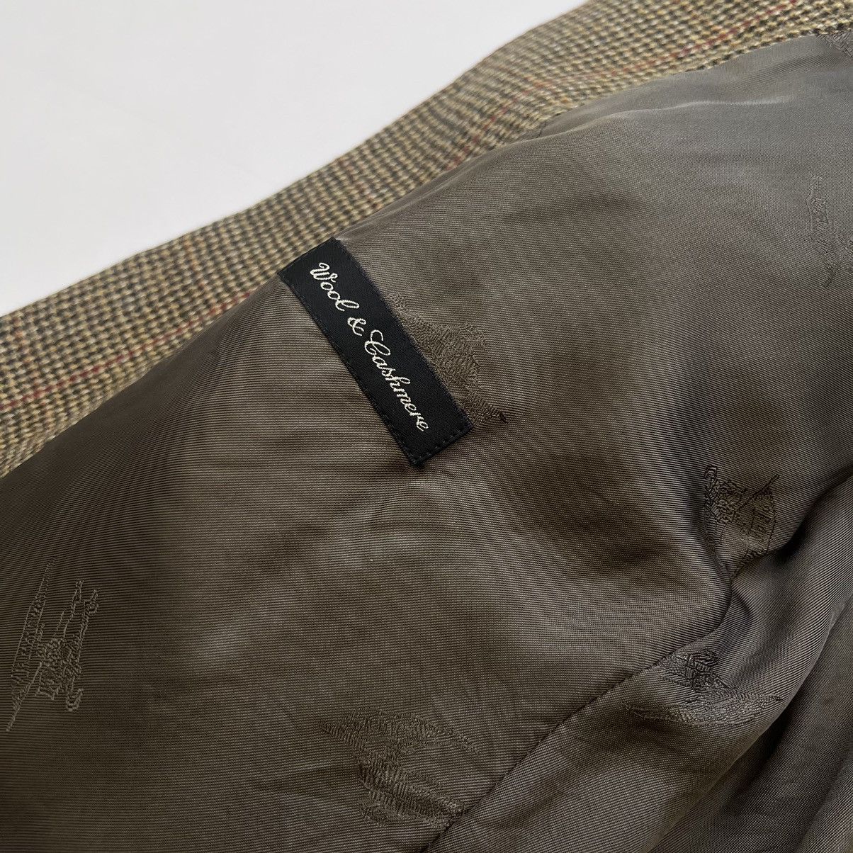 Burberry Vintage Burberry wool/cashmere checked blazer jacket Size 38S - 6 Thumbnail