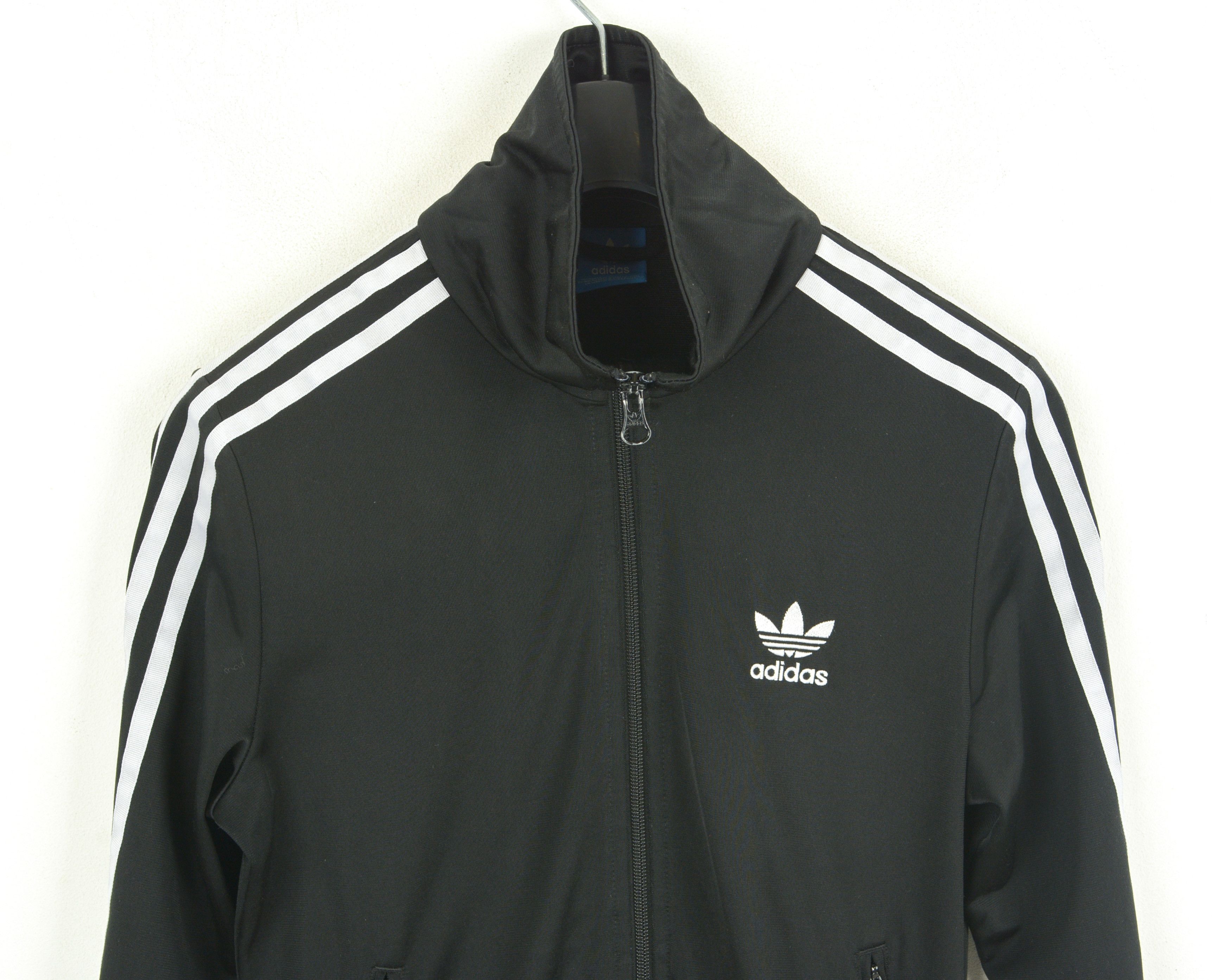 Adidas UK 8 Womens S Tracksuit Jacket Sweatshirt US 4 Sport Black Size S / US 4 / IT 40 - 2 Thumbnail