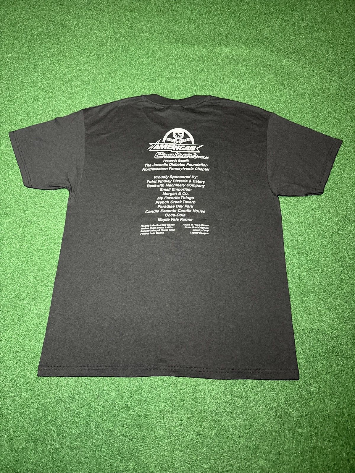 Vintage Crusin American Findley Lake Ny Classic Car 90s L T Shirt Size US L / EU 52-54 / 3 - 3 Thumbnail