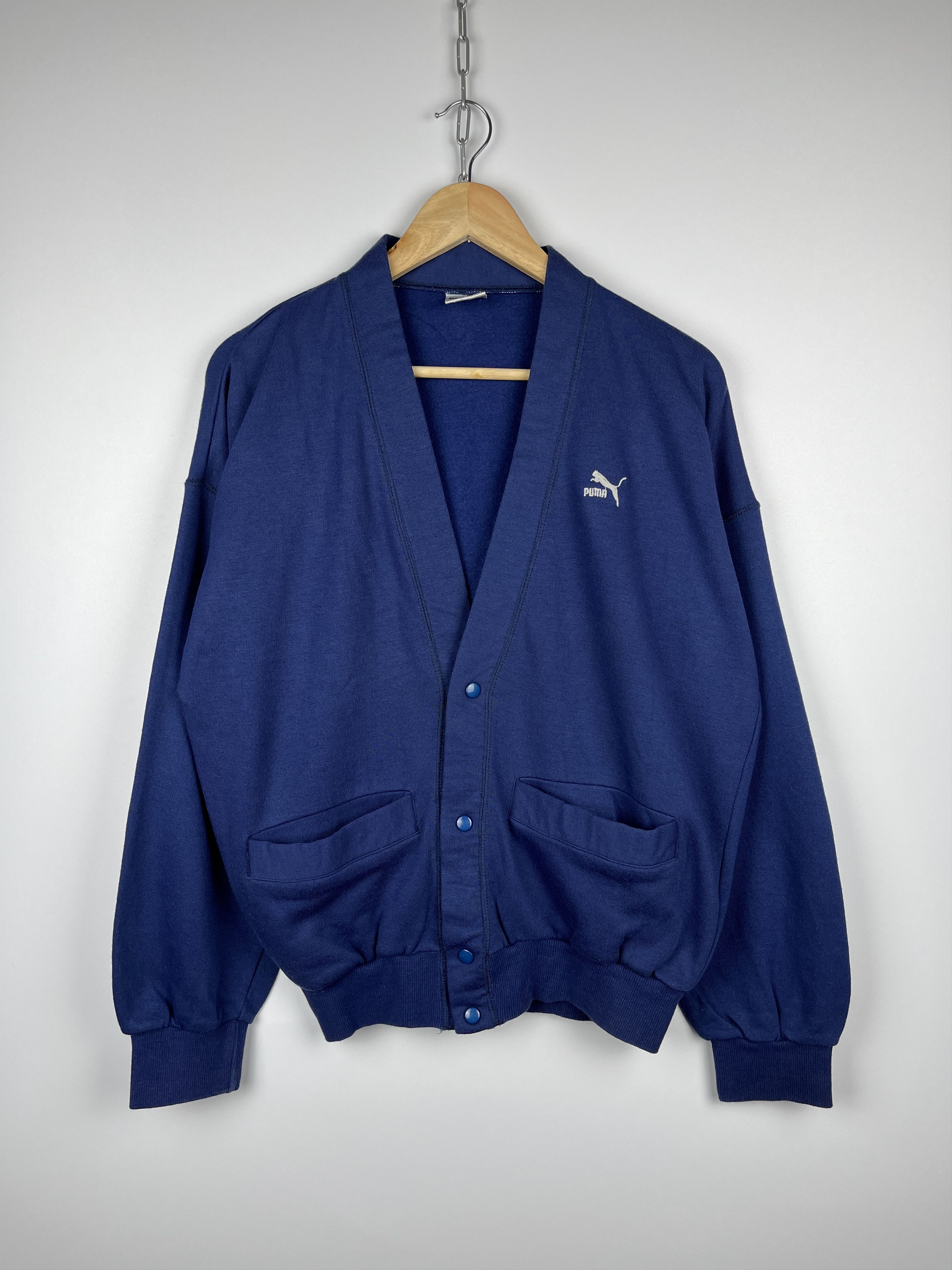 Puma 90's Puma Vintage Cardigan Size 5 fits to M Size US M / EU 48-50 / 2 - 2 Thumbnail