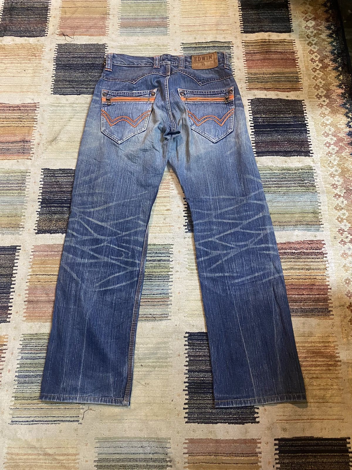 Edwin × Japanese Brand × Vintage 🔥 Very Rare 🔥 Vintage Edwin Denim Pants Size US 31 - 4 Thumbnail