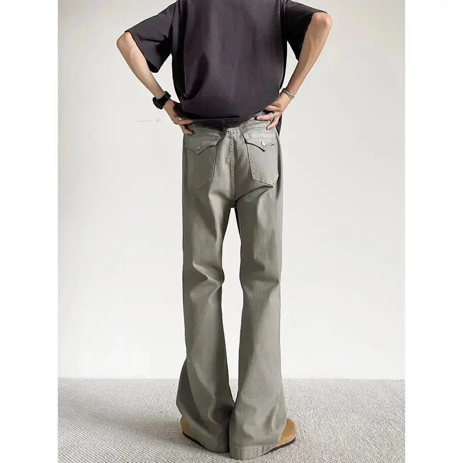 Japanese Brand Retro loose casual wide leg slightly flared jeans Size US 30 / EU 46 - 4 Thumbnail