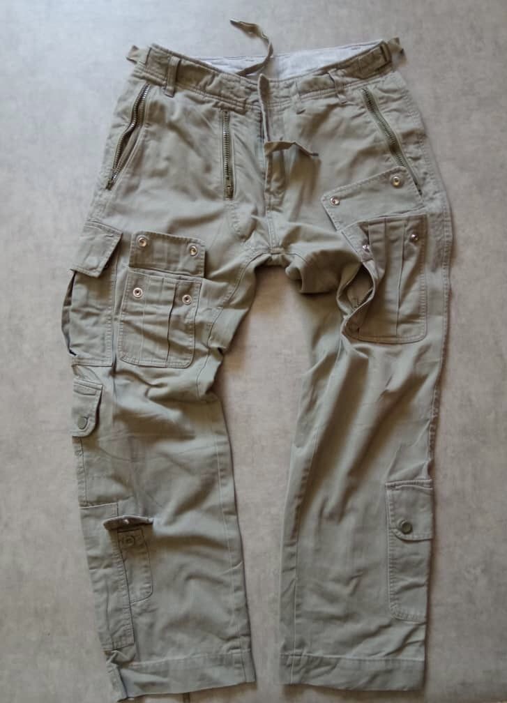 Diesel × Japanese Brand Vintage Diesel multi pocket cargo pants Japan style Y2K Size US 30 / EU 46 - 2 Thumbnail