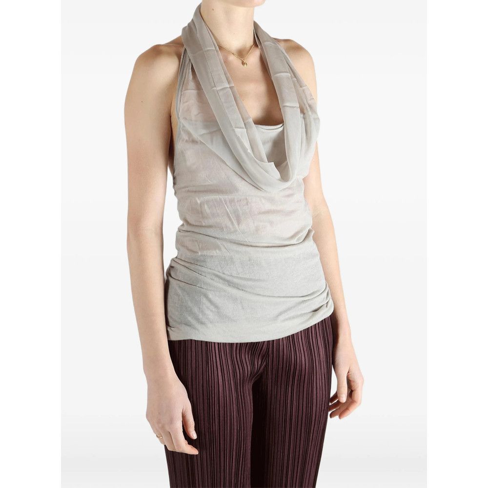 Rick Owens Neutrals Tops - Vests & Tank Tops, Women's (Size XS)