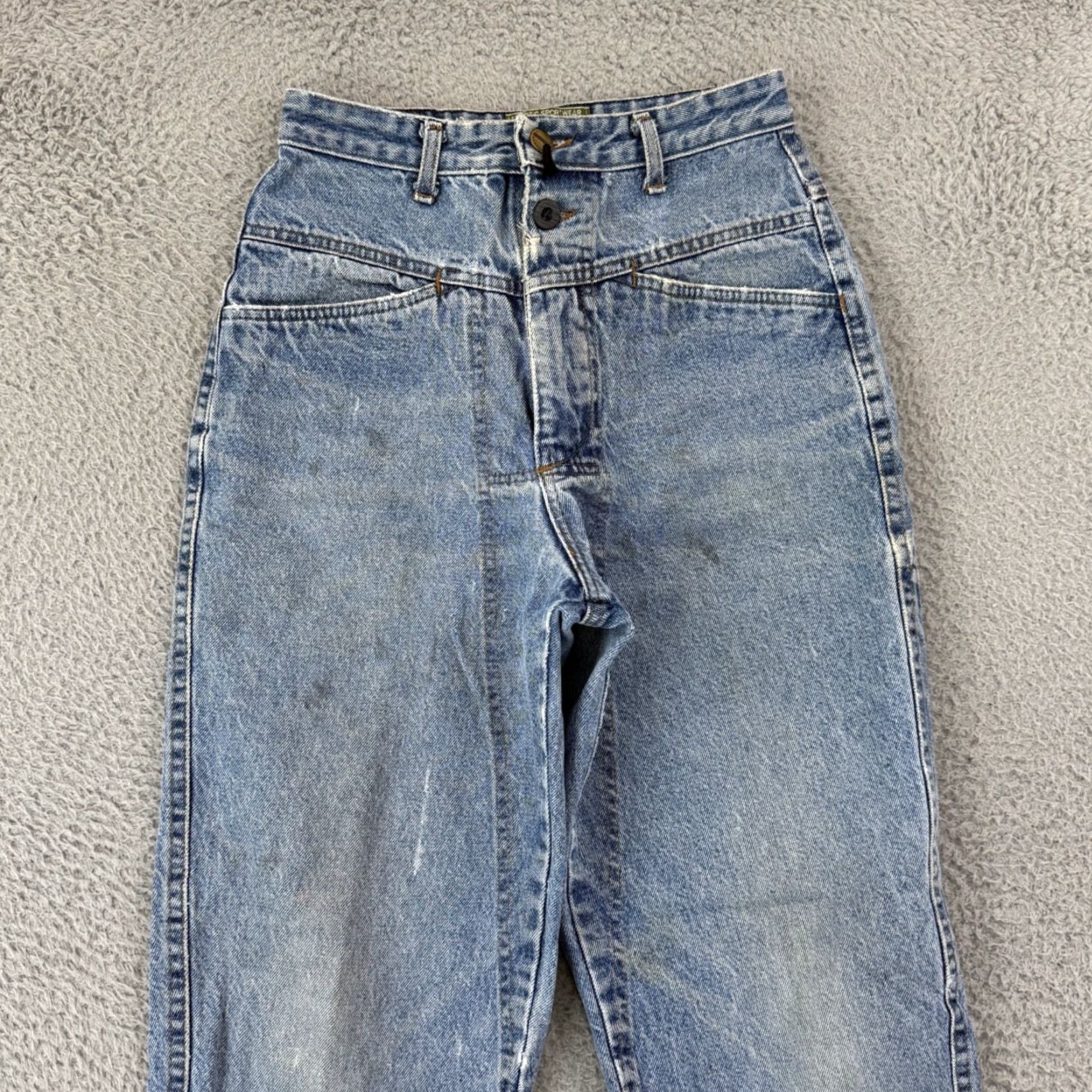 Vintage VINTAGE Forenza Jeans Womens 6 Blue High Waisted Mom 90s Tapered Denim 26x30 Zip Size 28" / US 6 / IT 42 - 3 Thumbnail