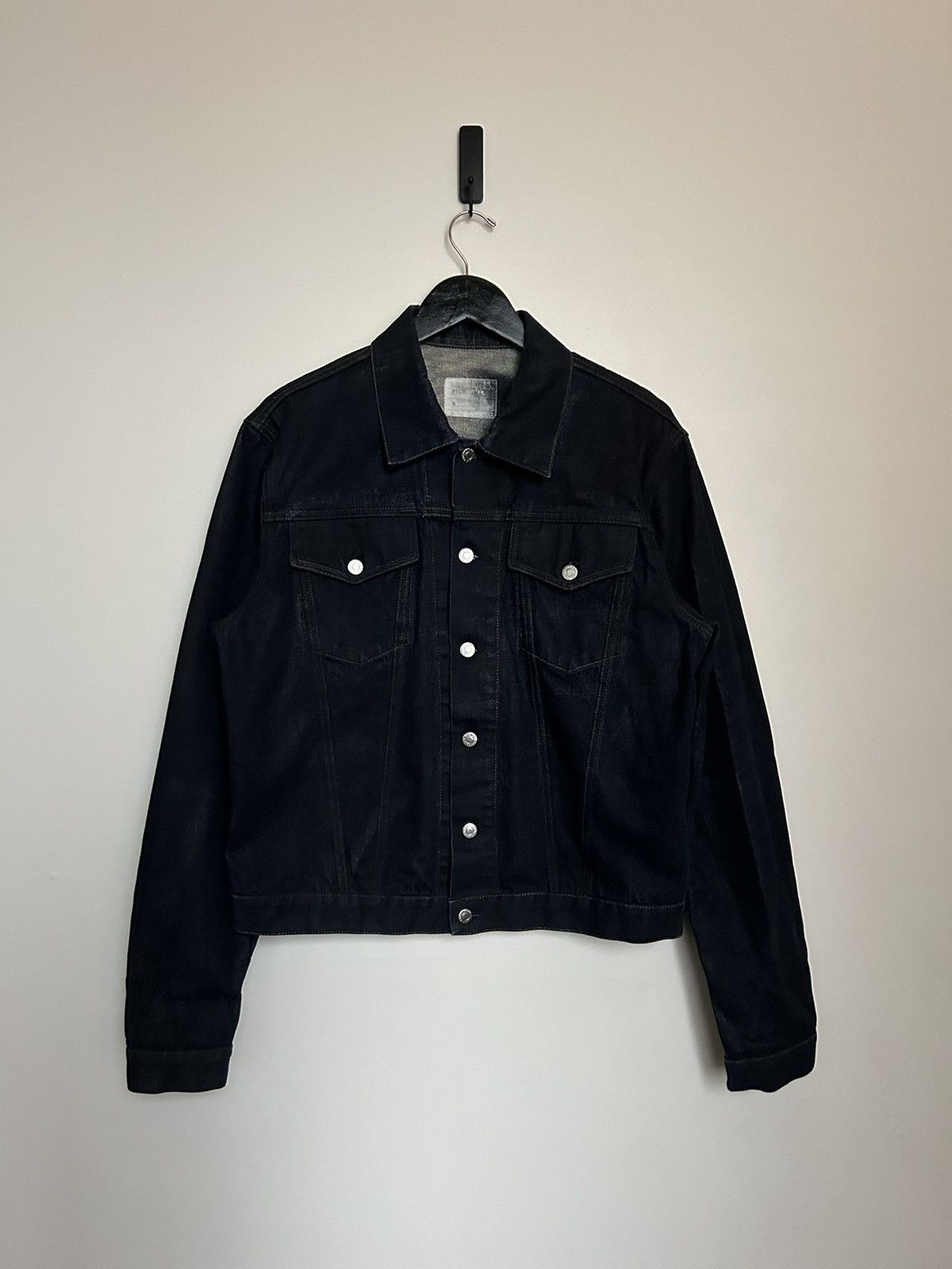 発売 Helmut lang black coating denim jackets | tradingholders.com