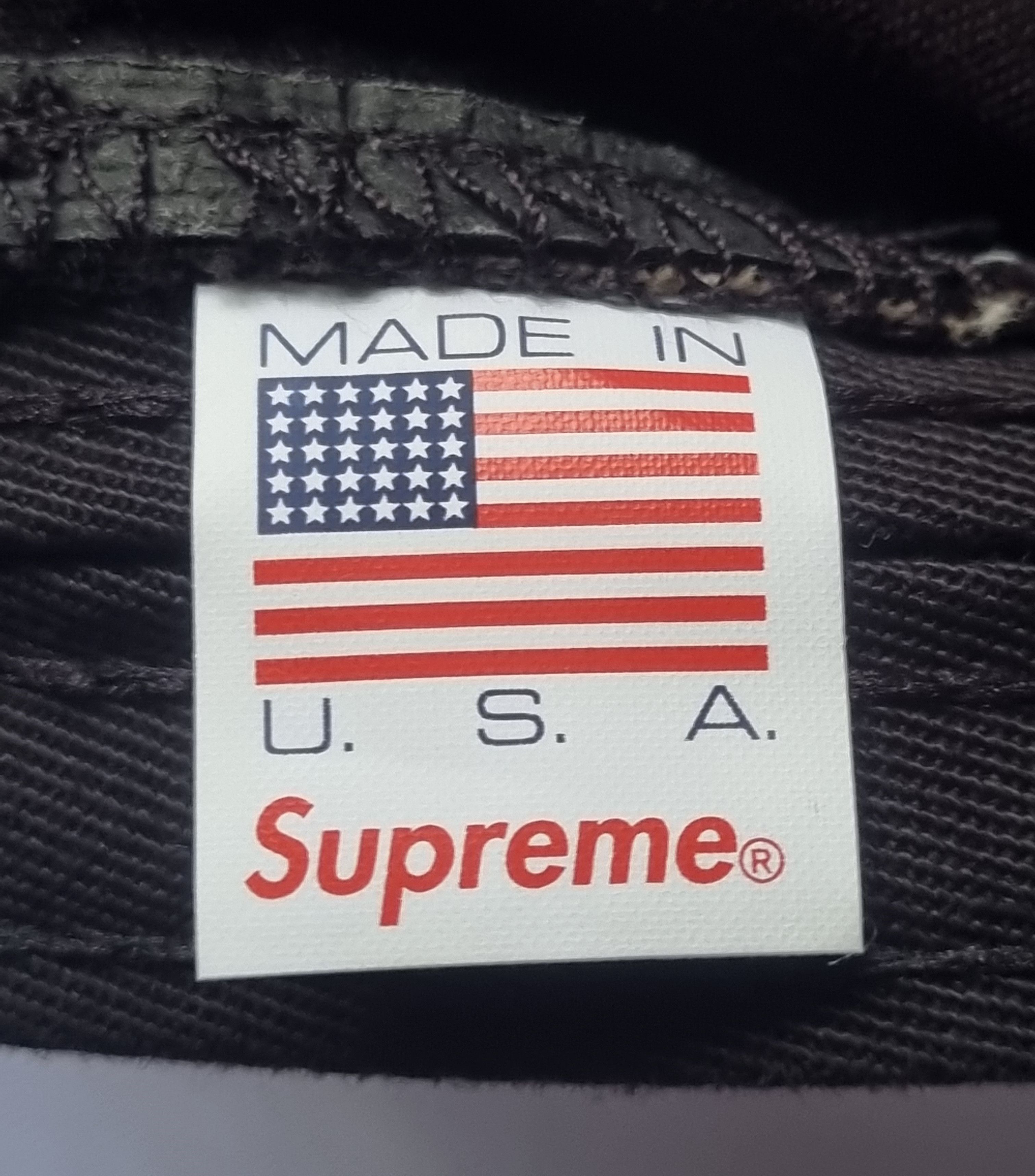 Supreme Supreme Side Zip Camo Cap Size ONE SIZE - 13 Thumbnail