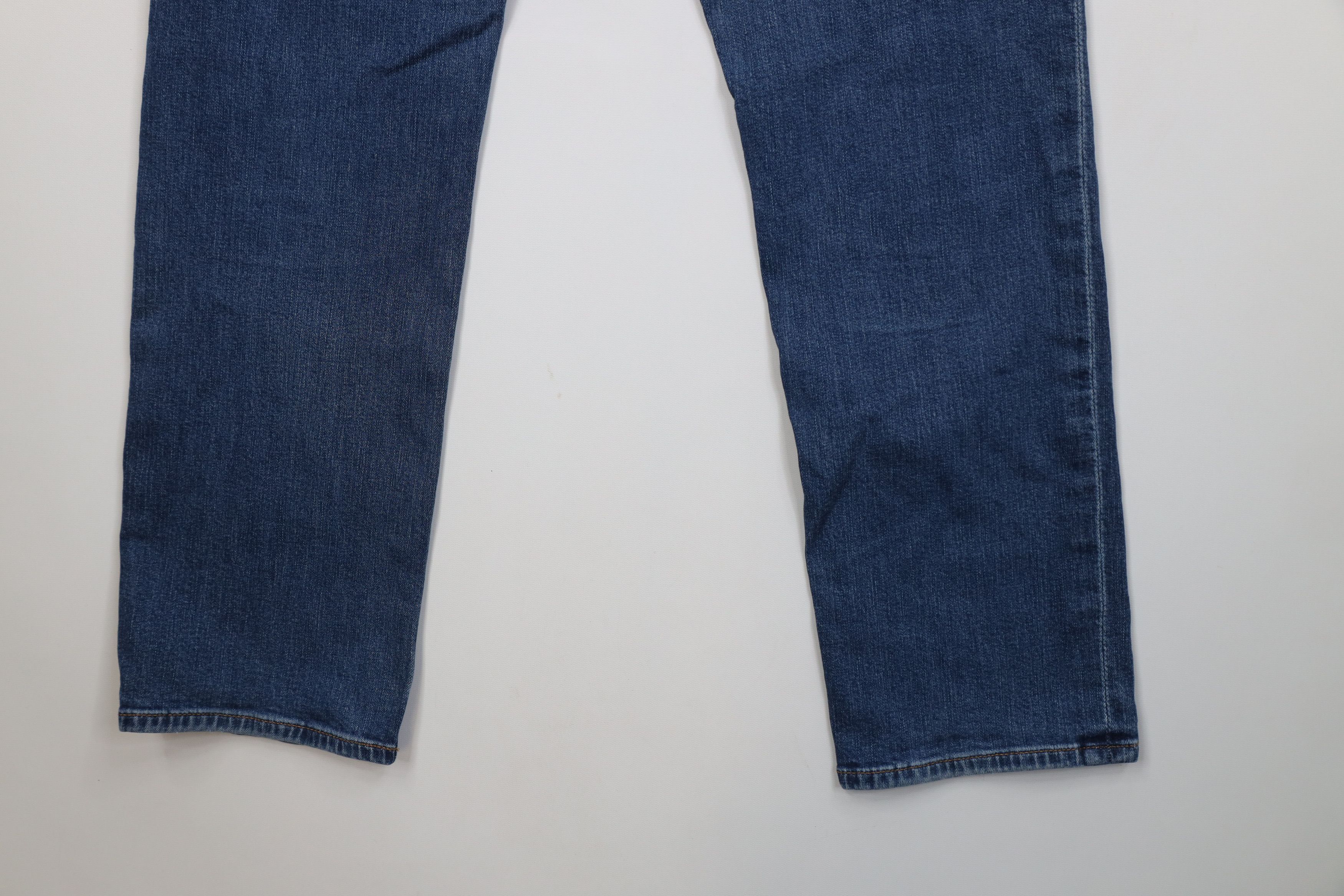 Express Express Stretch Rocco Slim Fit Straight Leg Denim Jeans Blue Size US 31 - 13 Thumbnail