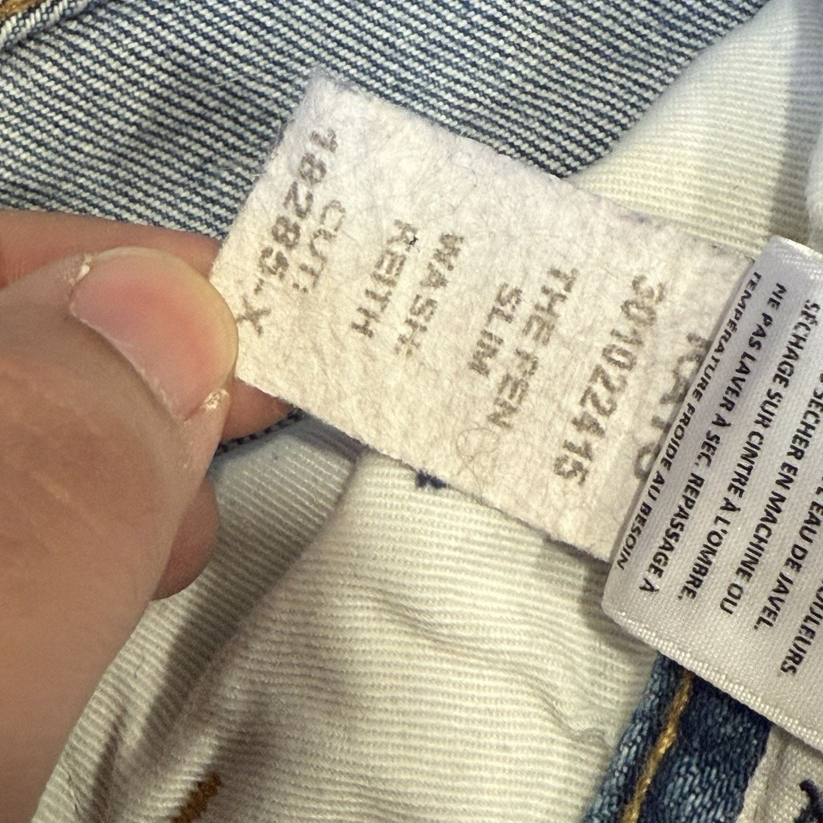 KATO Hiroshi Kato Selvedge Jeans 31 Blue Pen Slim Streeatwear Size US 31 - 8 Thumbnail