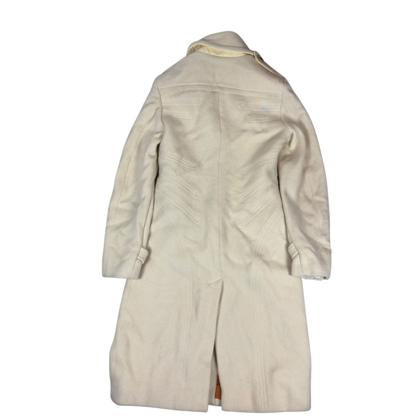 Versace Versace Beige Wool Trench Coat 38 Size XS / US 0-2 / IT 36-38 - 4 Thumbnail