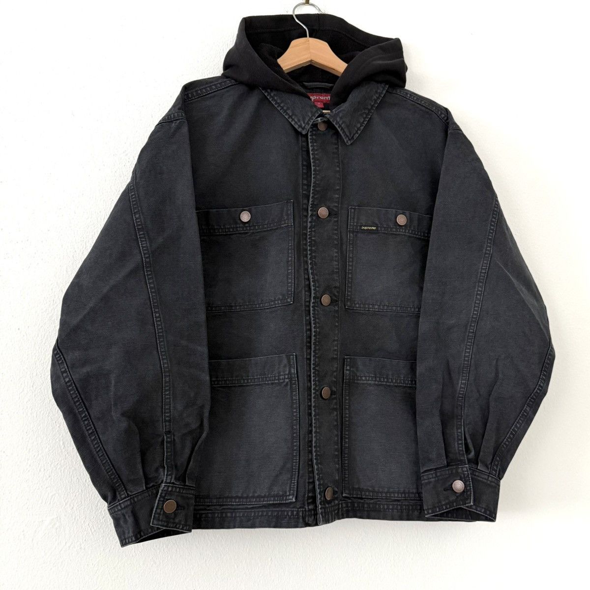 Supreme Supreme Worn Hooded Denim Chore Size US M / EU 48-50 / 2 - 4 Thumbnail