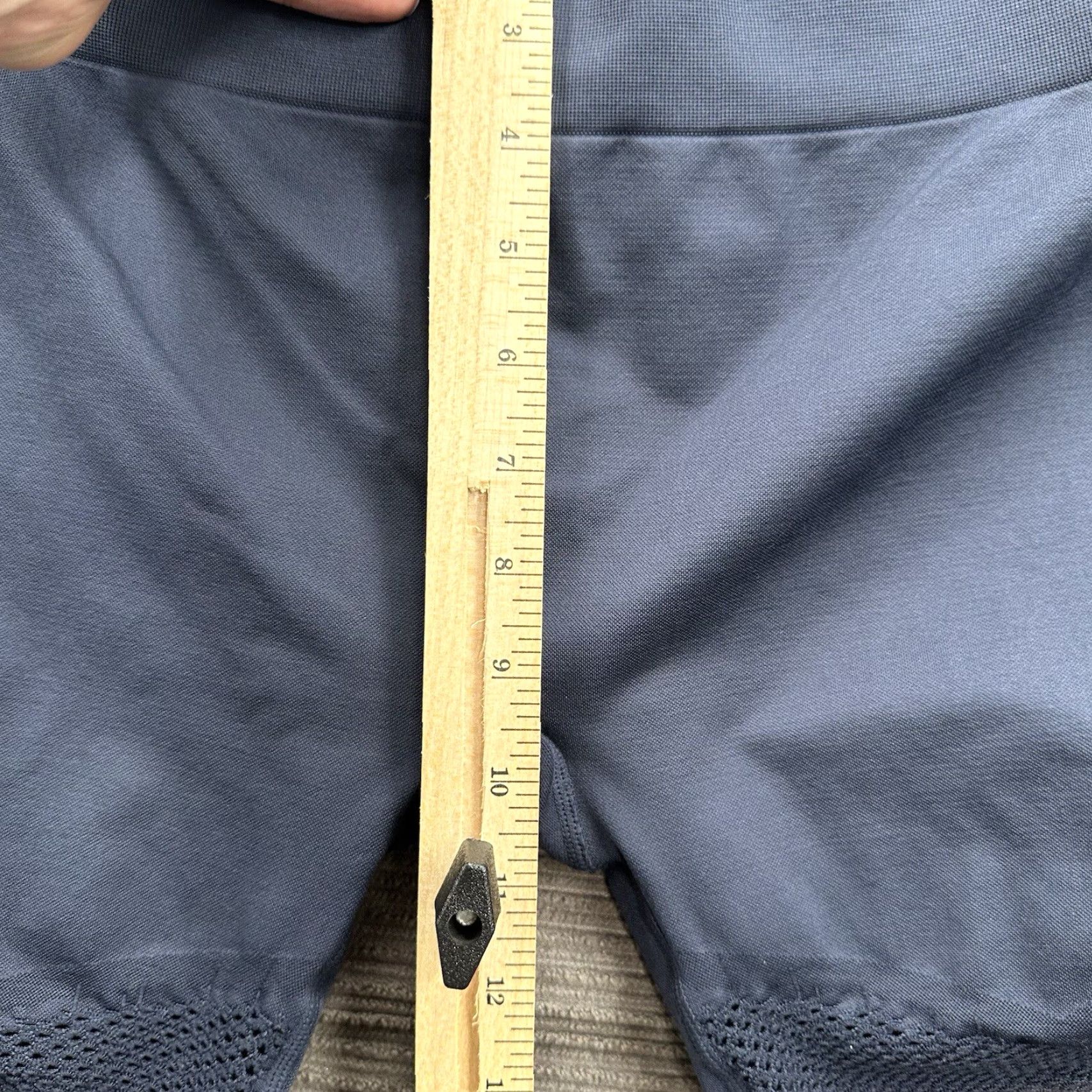 Fabletics Fabletics Leggings Women L Blue Nylon Spandex Athletic Activewear Pockets 20in Inseam Tapered Compression Gym Yoga Size 36" / US 14 / IT 50 - 5 Thumbnail