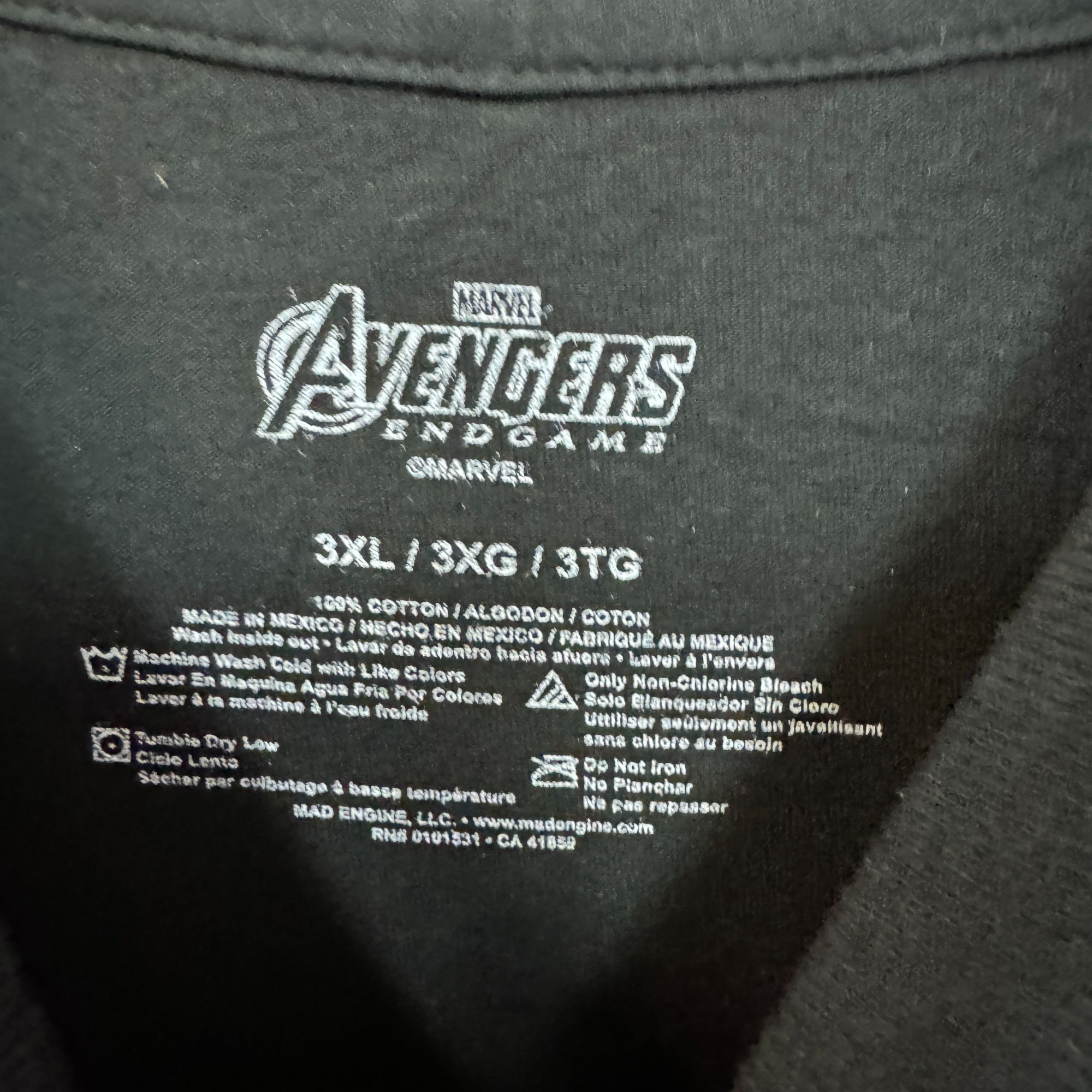 Marvel Comics Marvel Avengers End Game T-shirt size 3XL Size US XXL / EU 58 / 5 - 4 Thumbnail