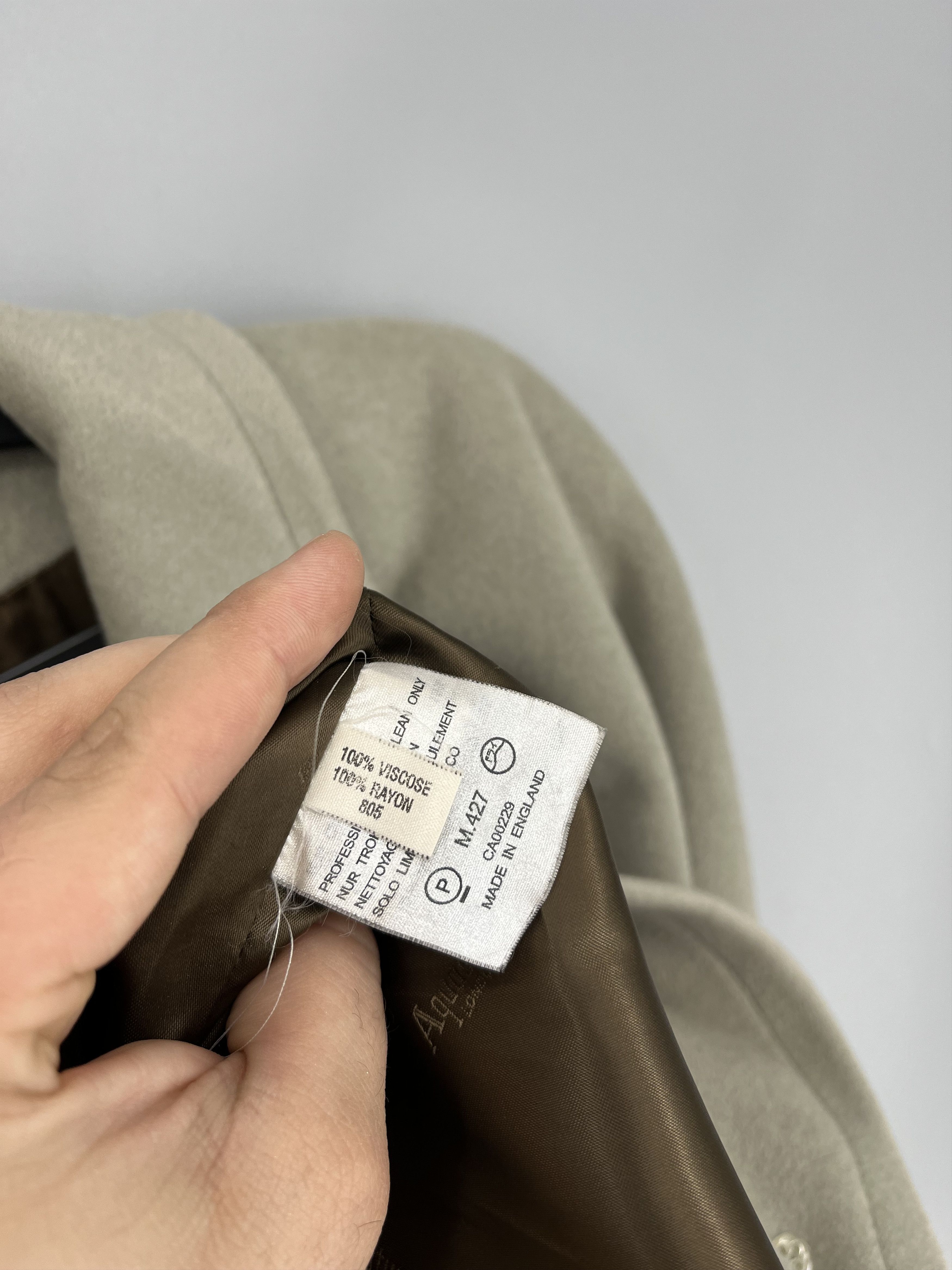 Aquascutum Vintage Aquascutum Wool Coat Jacket 70% Wool Size M / US 6-8 / IT 42-44 - 11 Thumbnail