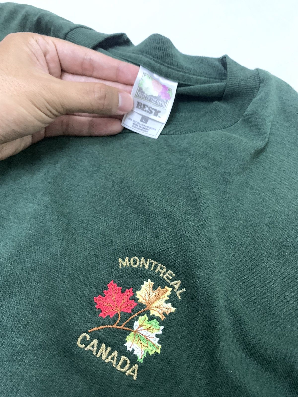 Fruit Of The Loom × Kappa × Vintage COMBO Vintage Kappa & Montreal Canada T-Shirt Size US L / EU 52-54 / 3 - 5 Thumbnail