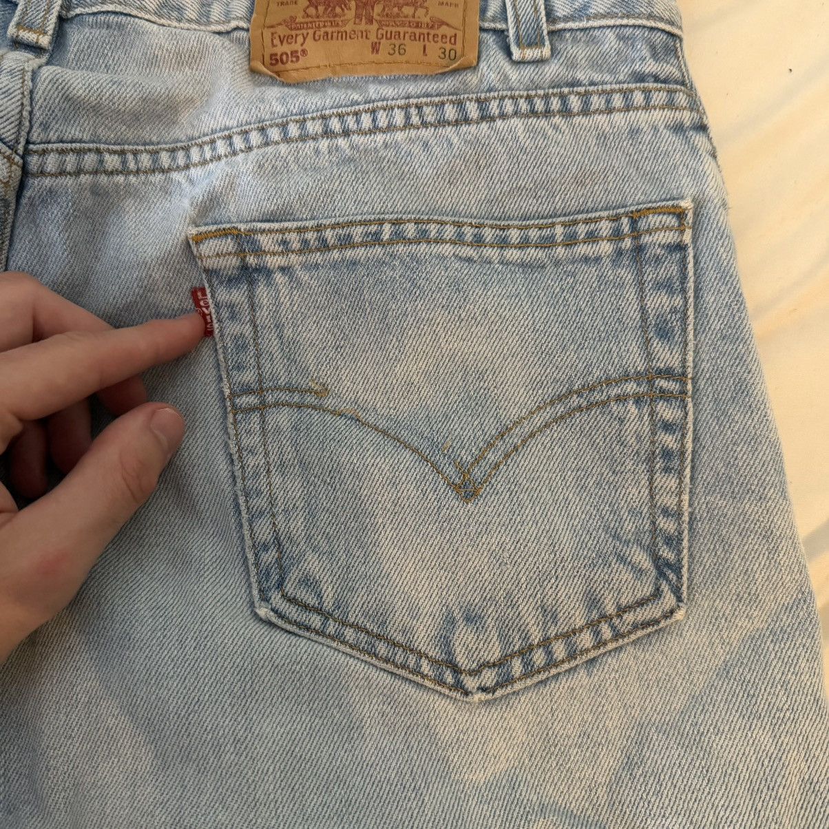 Levi's Vintage Levi’s 505 Denim Jeans Pants Size 36x30 Size US 36 / EU 52 - 10 Thumbnail