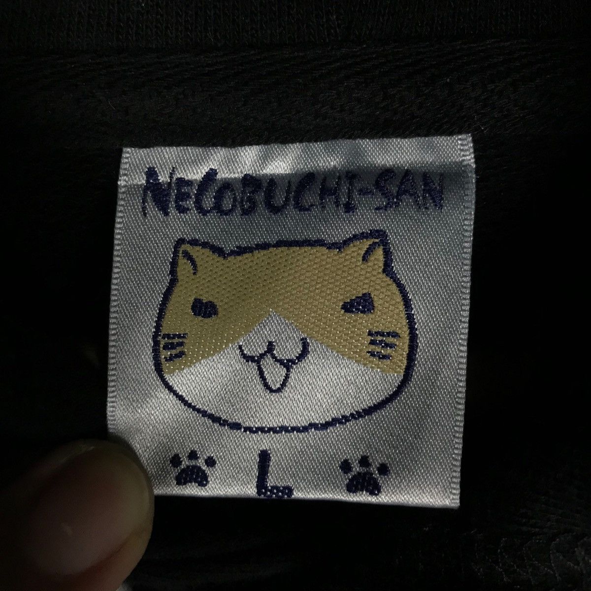 Japanese Brand Japanese Brand Necobuchi-San Pullover Jumper Hoodies Size US L / EU 52-54 / 3 - 5 Thumbnail