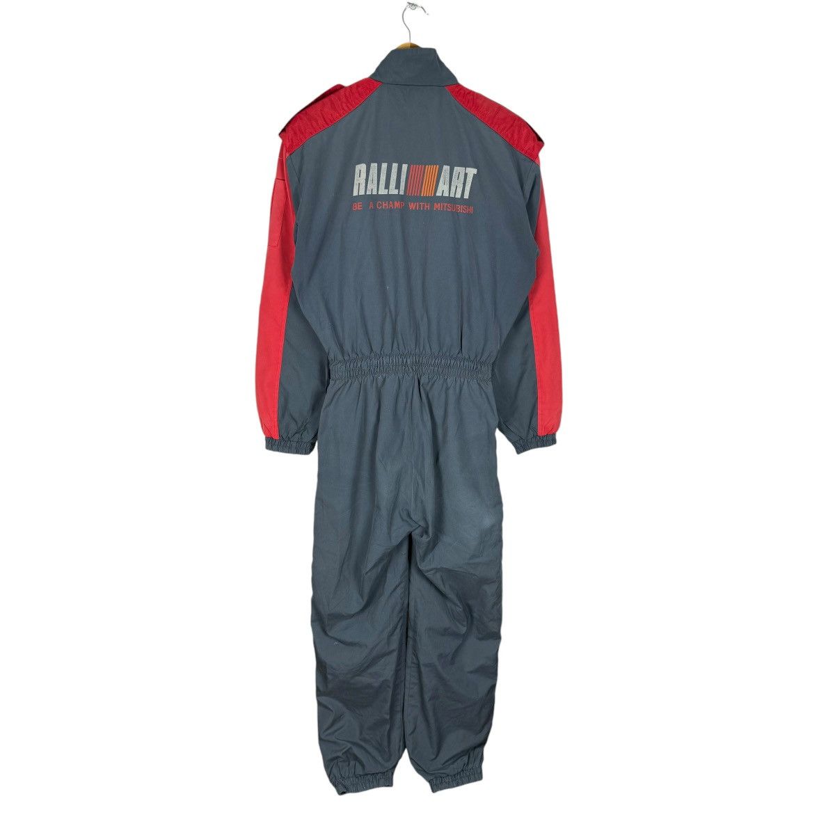 Mizuno 🌟MITSUBISHI RALLY ART MUGEN OVERALL JUMPSUIT Size US 30 / EU 46 - 7 Thumbnail