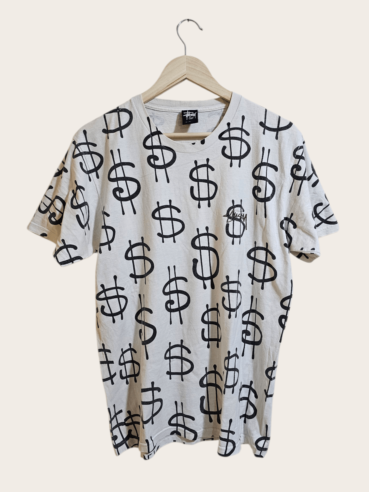 Stussy Stussy Dollar Signs AOP Tee Size US M / EU 48-50 / 2 - 1 Thumbnail