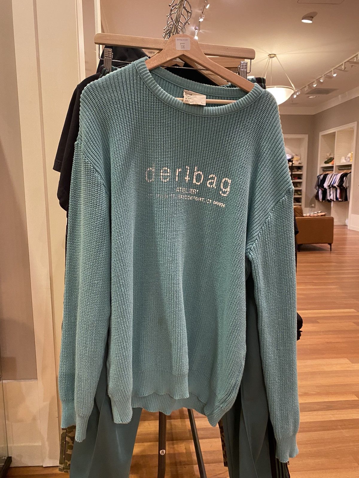 image of Dertbag Sweater in Green, Men's (Size Large)