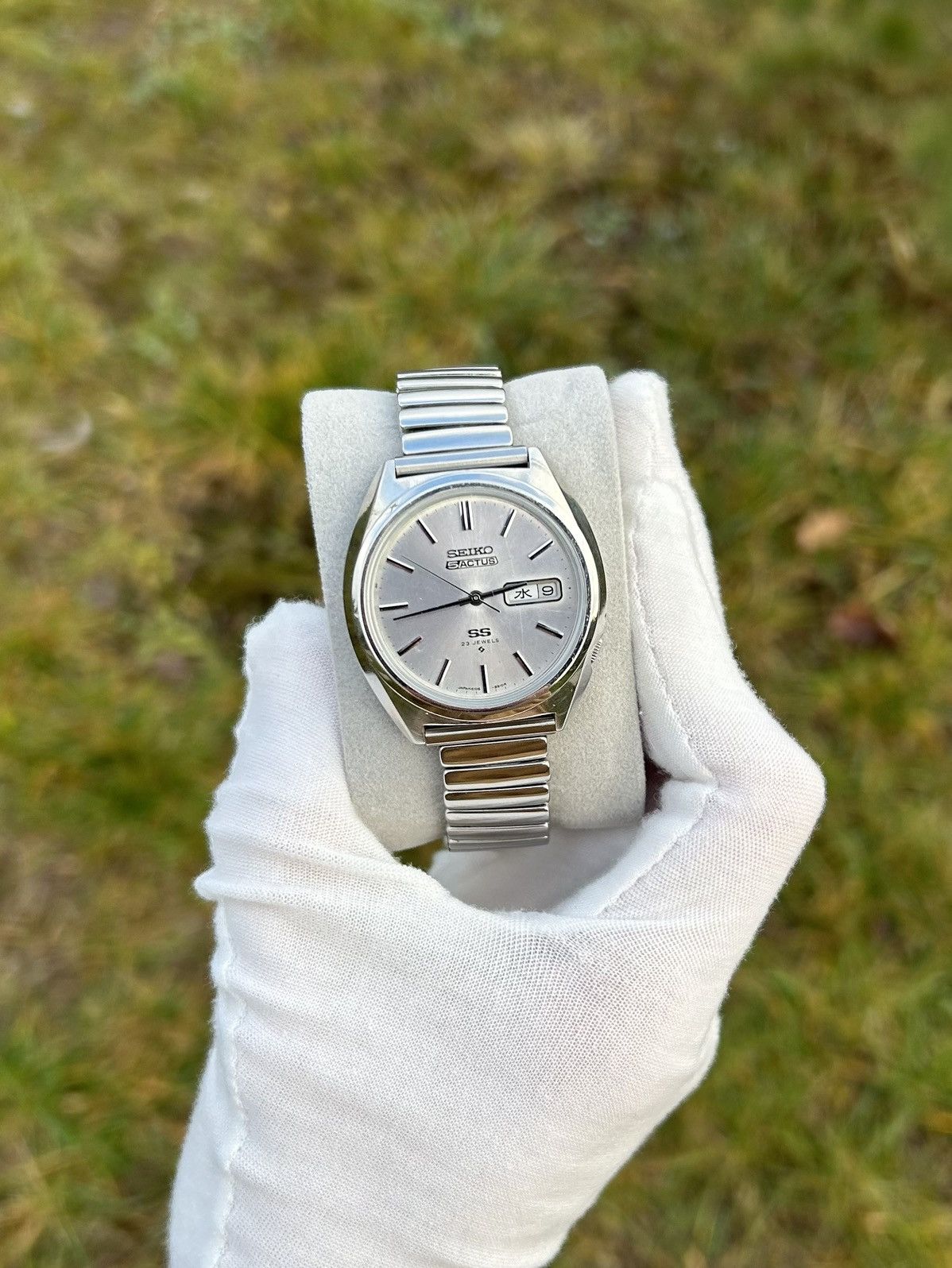 Seiko Actus Ss Automatic Watch Collectible 1970S in Silver, Men's