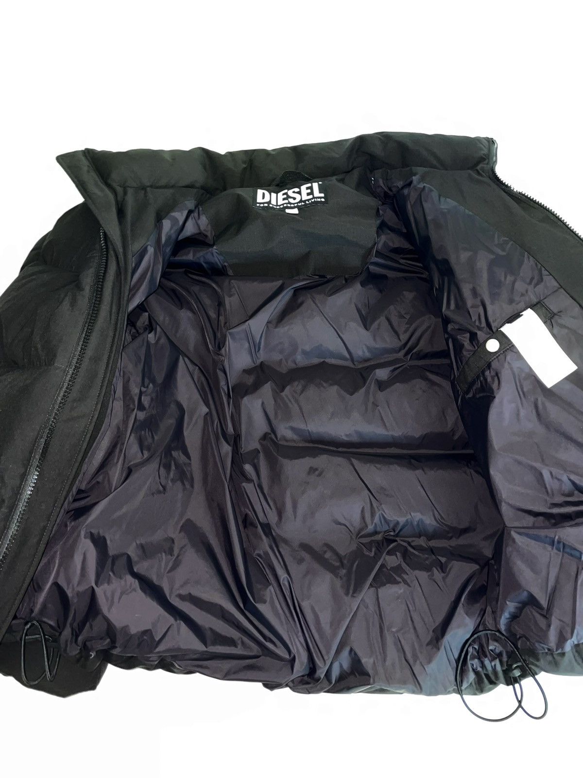 Diesel Diesel Black W-Oval Down Jacket Size US XXL / EU 58 / 5 - 4 Thumbnail