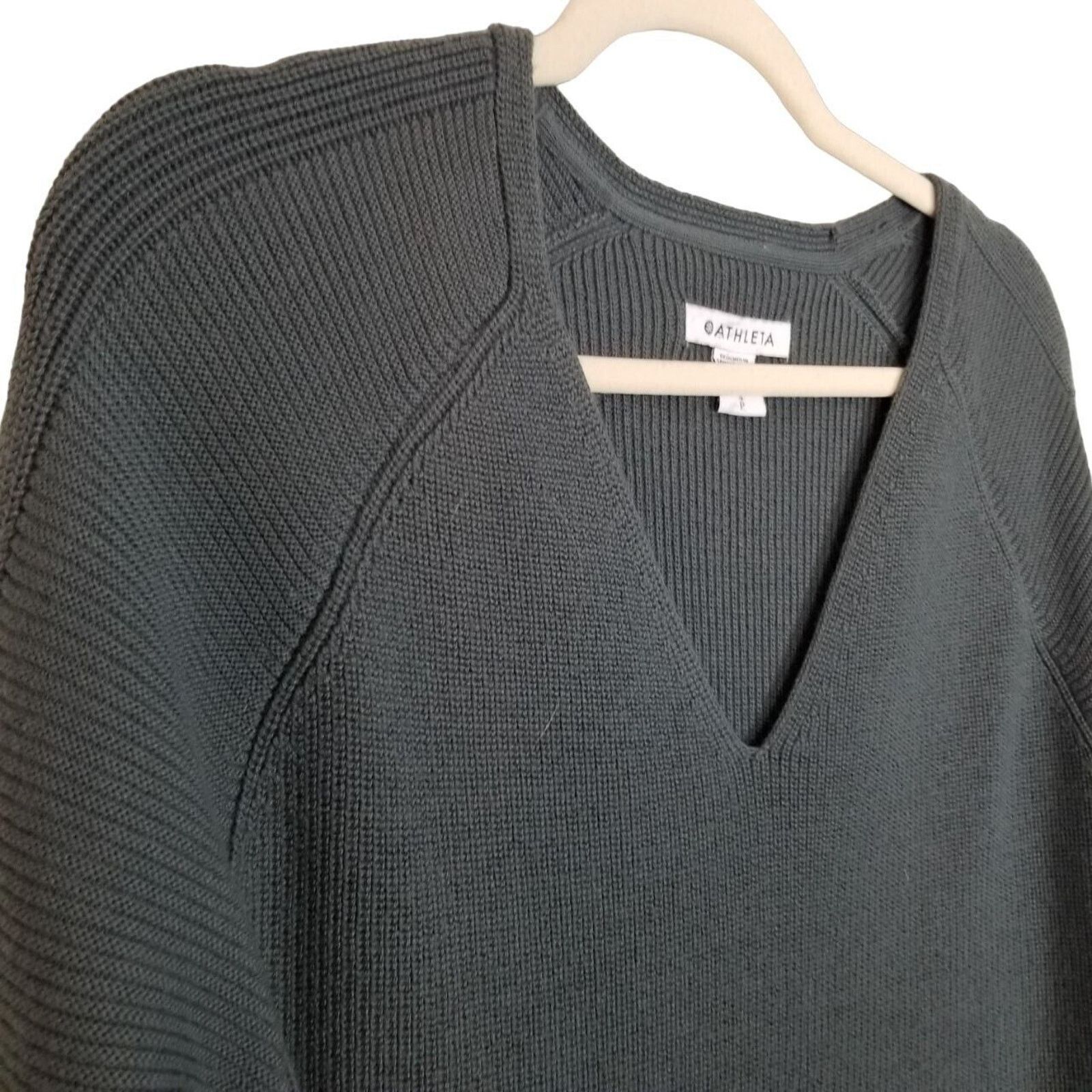 Athleta Athleta Womens Cotton Wool Pullover Sweater Slouchy Size S Size S / US 4 / IT 40 - 6 Thumbnail