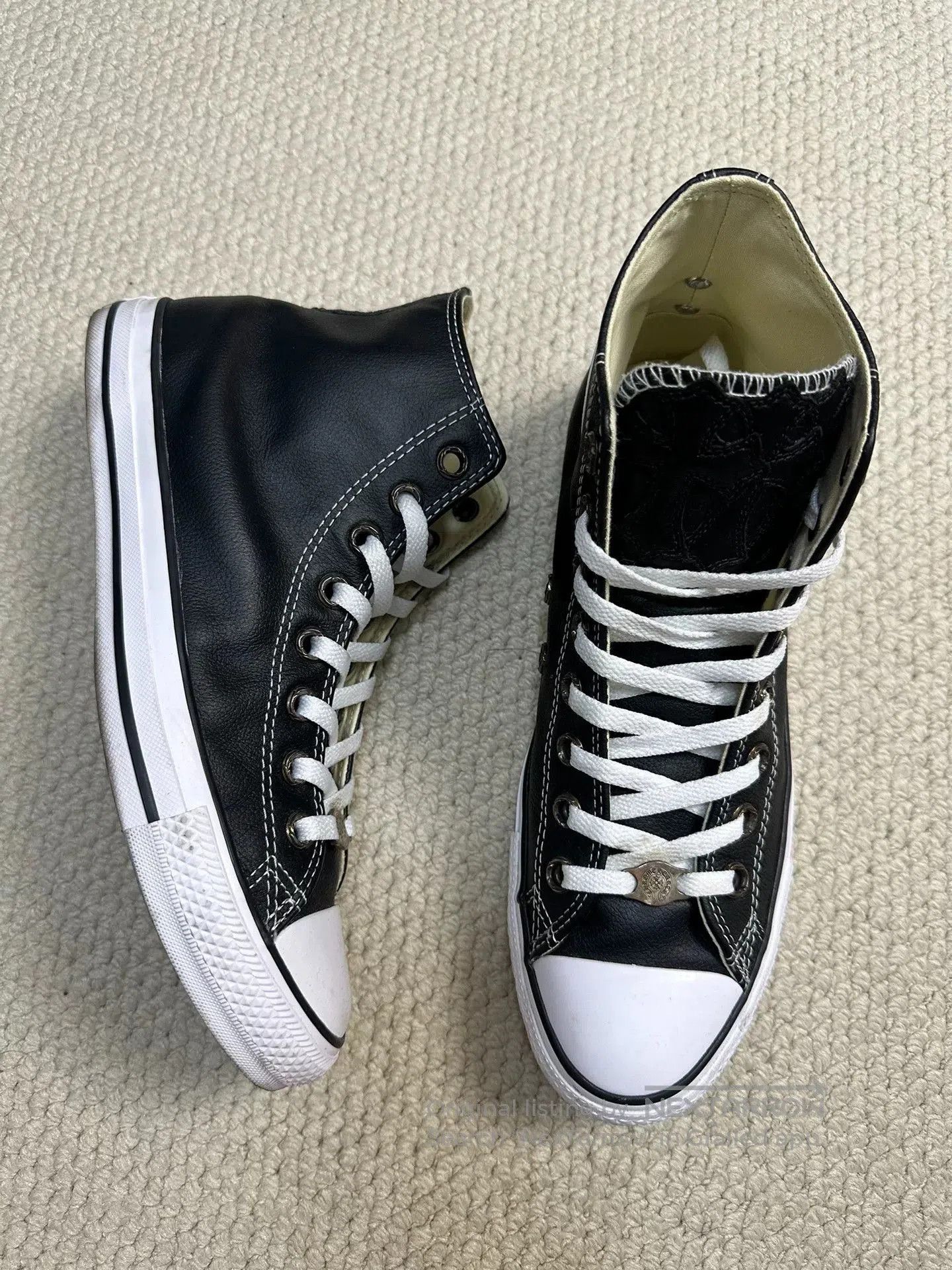 Chrome Hearts Chrome Hearts Converse Allstar Cross Leather. Size US 10 / EU 43 - 2 Thumbnail