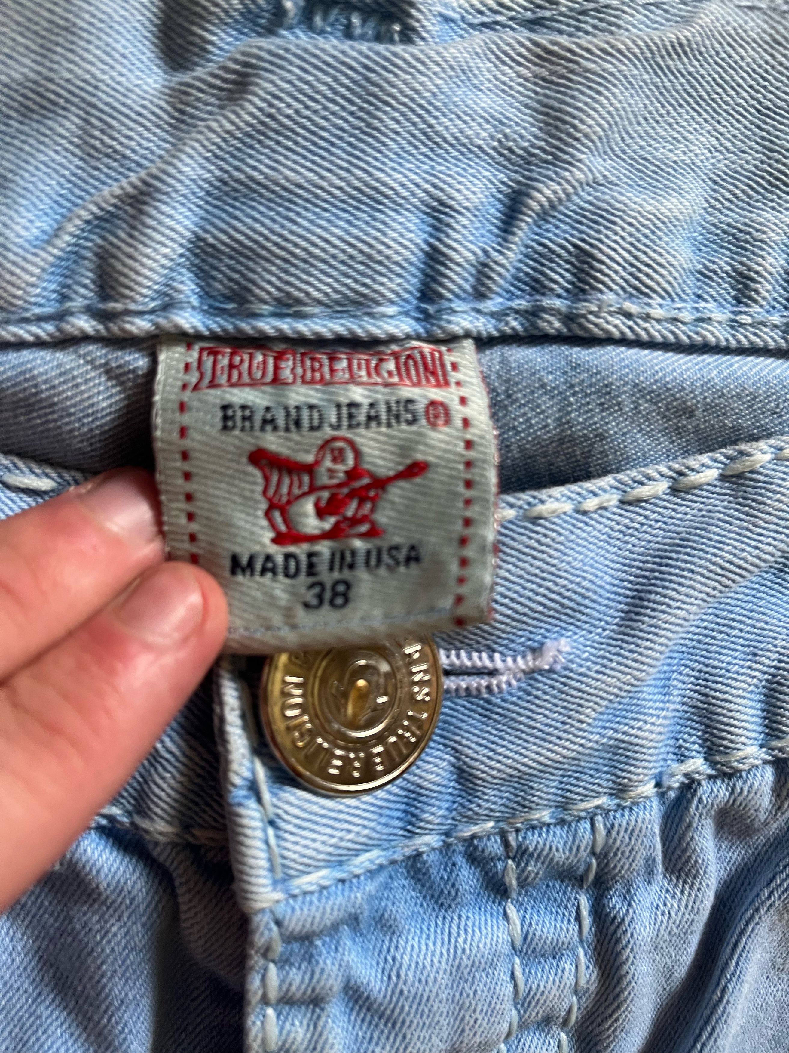 True Religion × Vintage True Religion Baggy Denim Pants Size US 38 / EU 54 - 3 Thumbnail