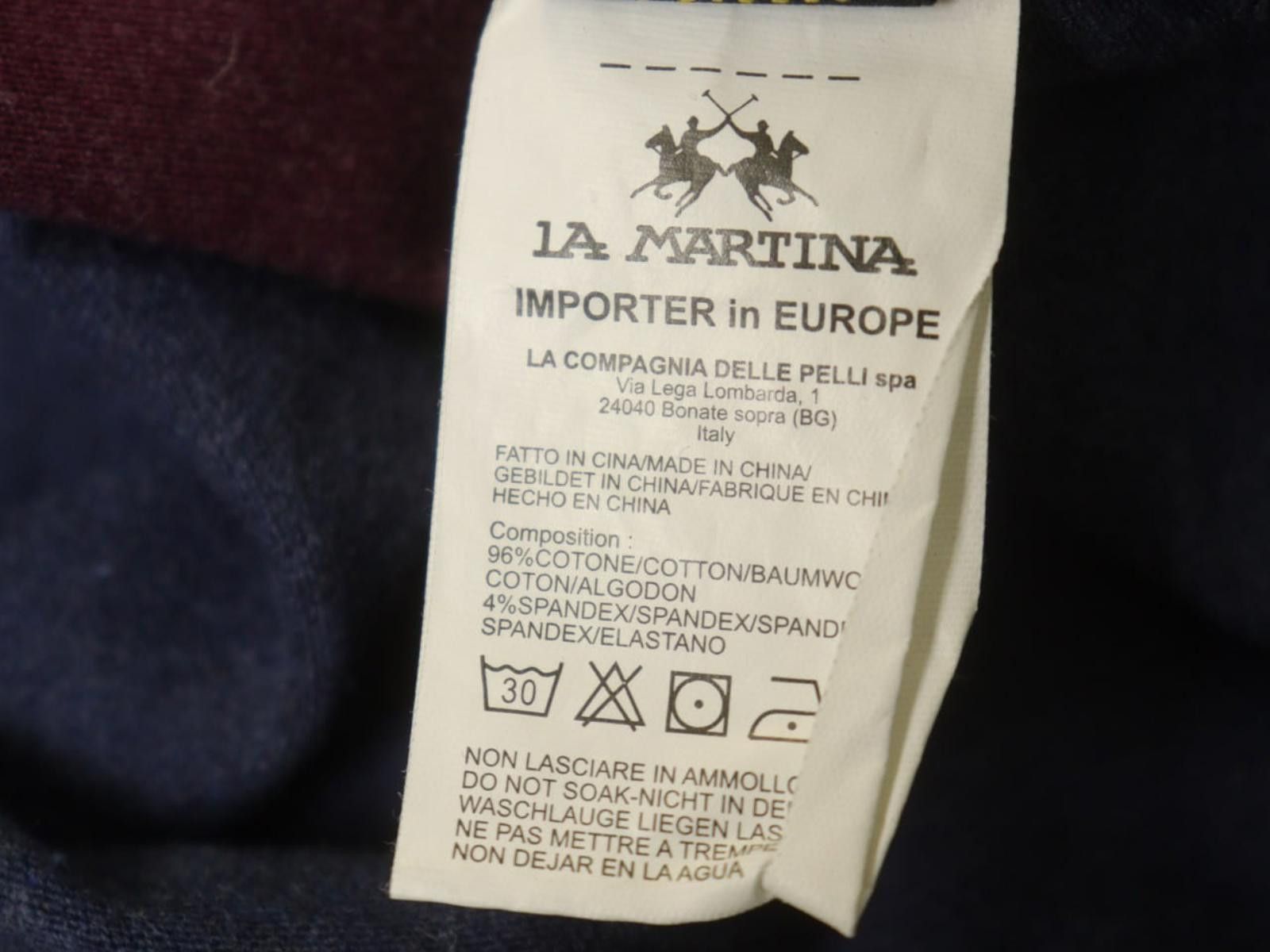 La Martina LA MARTINA Buenos Aires Multi Cotton Polo Shirt Size M Size US M / EU 48-50 / 2 - 6 Thumbnail