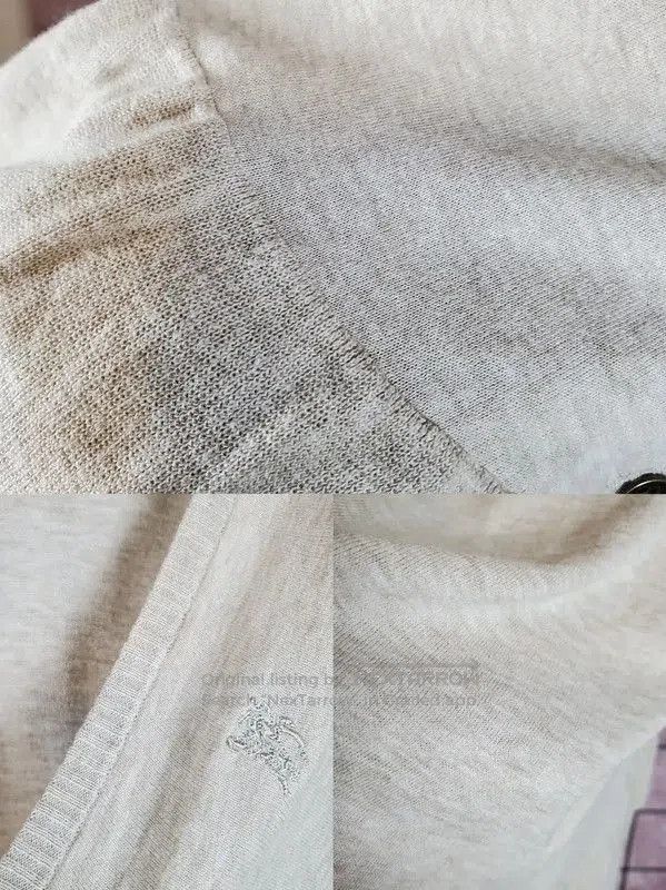 Burberry Burberry Summer Khaki Ruffled Knit Top. Size M / US 6-8 / IT 42-44 - 7 Thumbnail