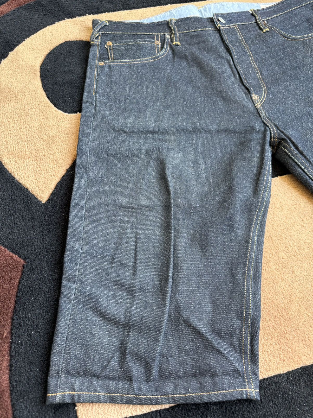 Evisu EVISU tiger in the mountains daicock denim shorts！size：38 Size US 38 / EU 54 - 7 Thumbnail