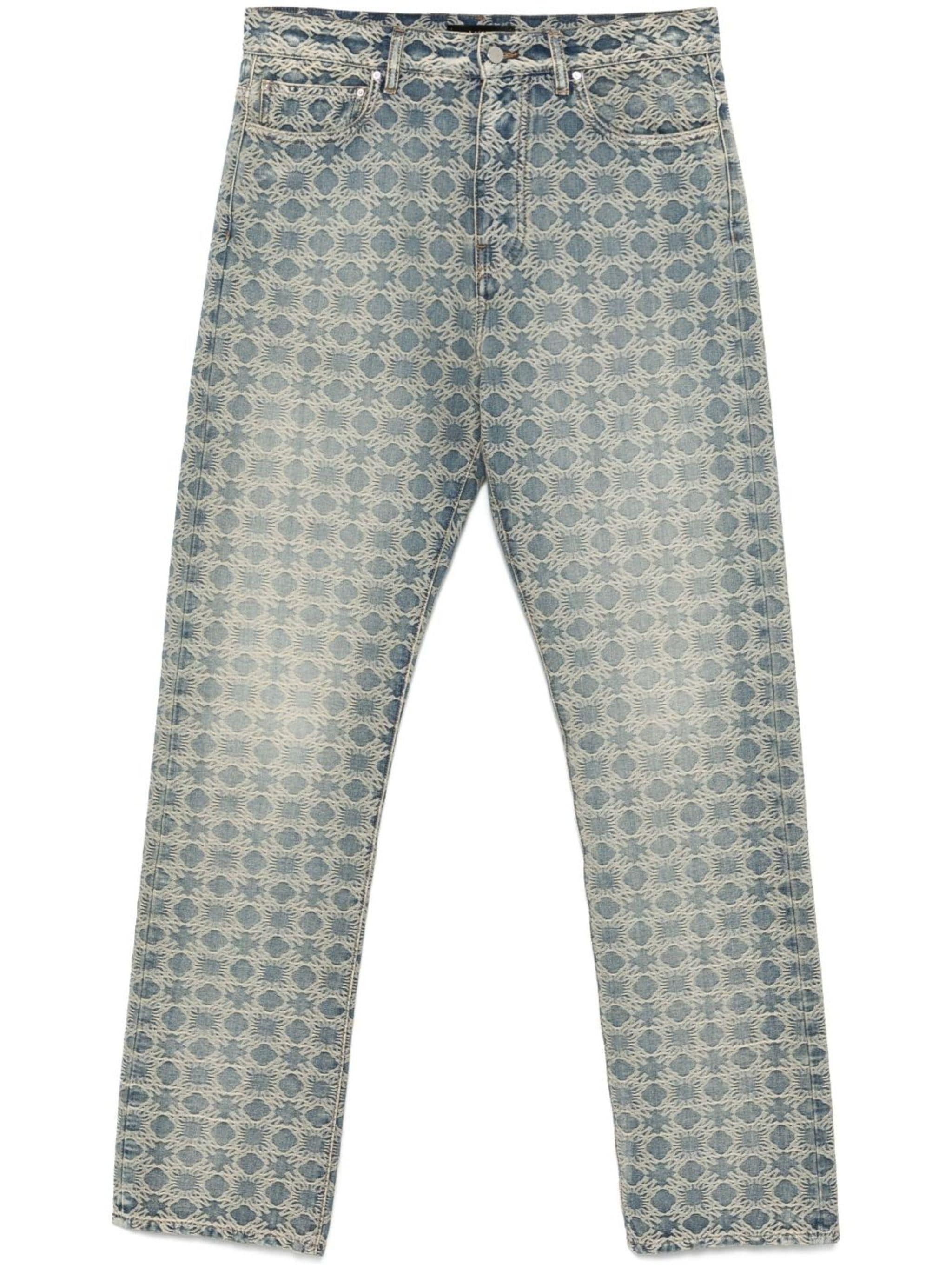 Amiri o1orln1025 Quad Straight Jeans in Blue Size US 36 / EU 52 - 1 Preview