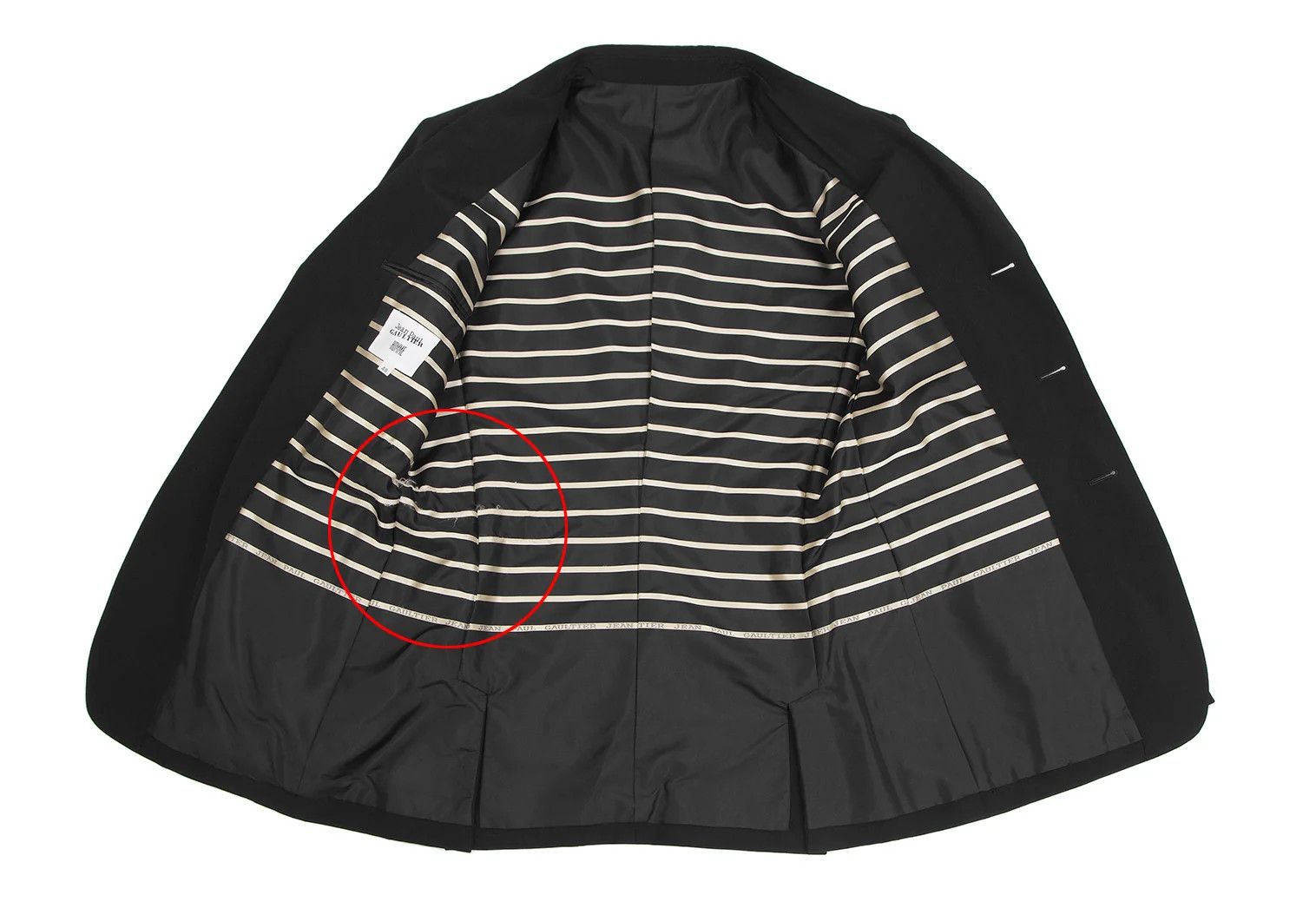 Jean Paul Gaultier Wool 3-Button Jacket in Black, Size 48 Size US M / EU 48-50 / 2 - 12 Thumbnail
