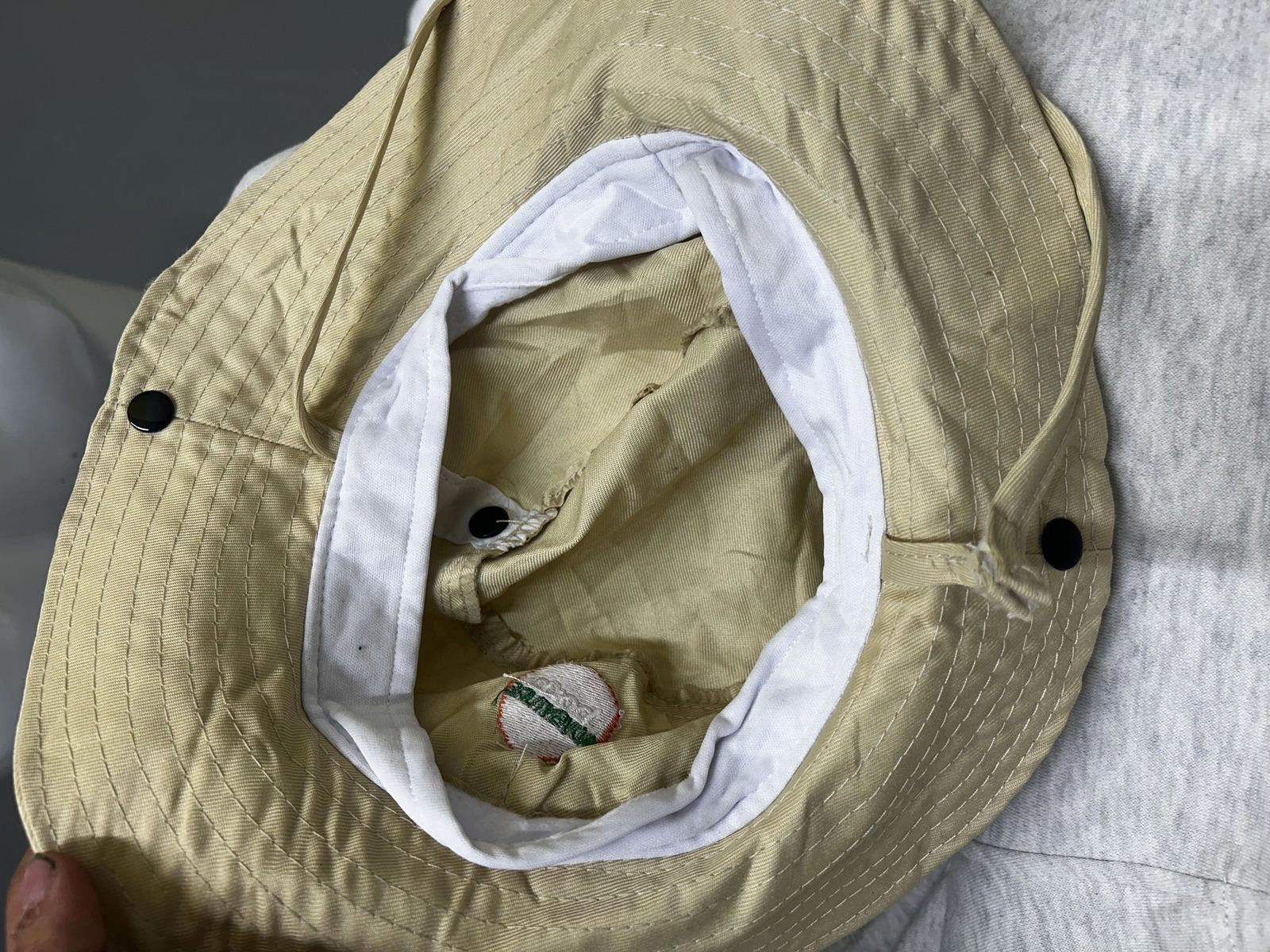Born Born Adventure Bucket Hat - Cream Size ONE SIZE - 5 Thumbnail