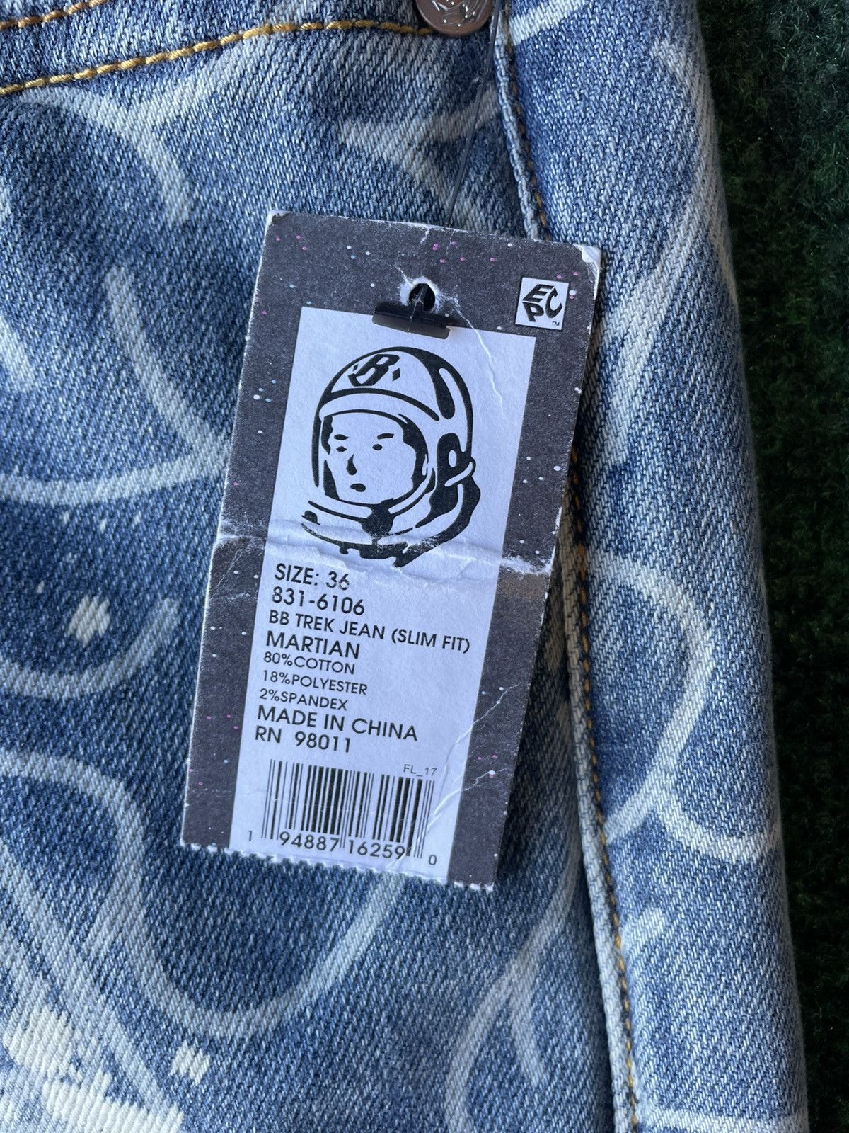 Billionaire Boys Club LIKE NEW BILLIONAIRE BOYS CLUB TREK JEANS MARTIAN SIZE 36 Size US 36 / EU 52 - 6 Thumbnail
