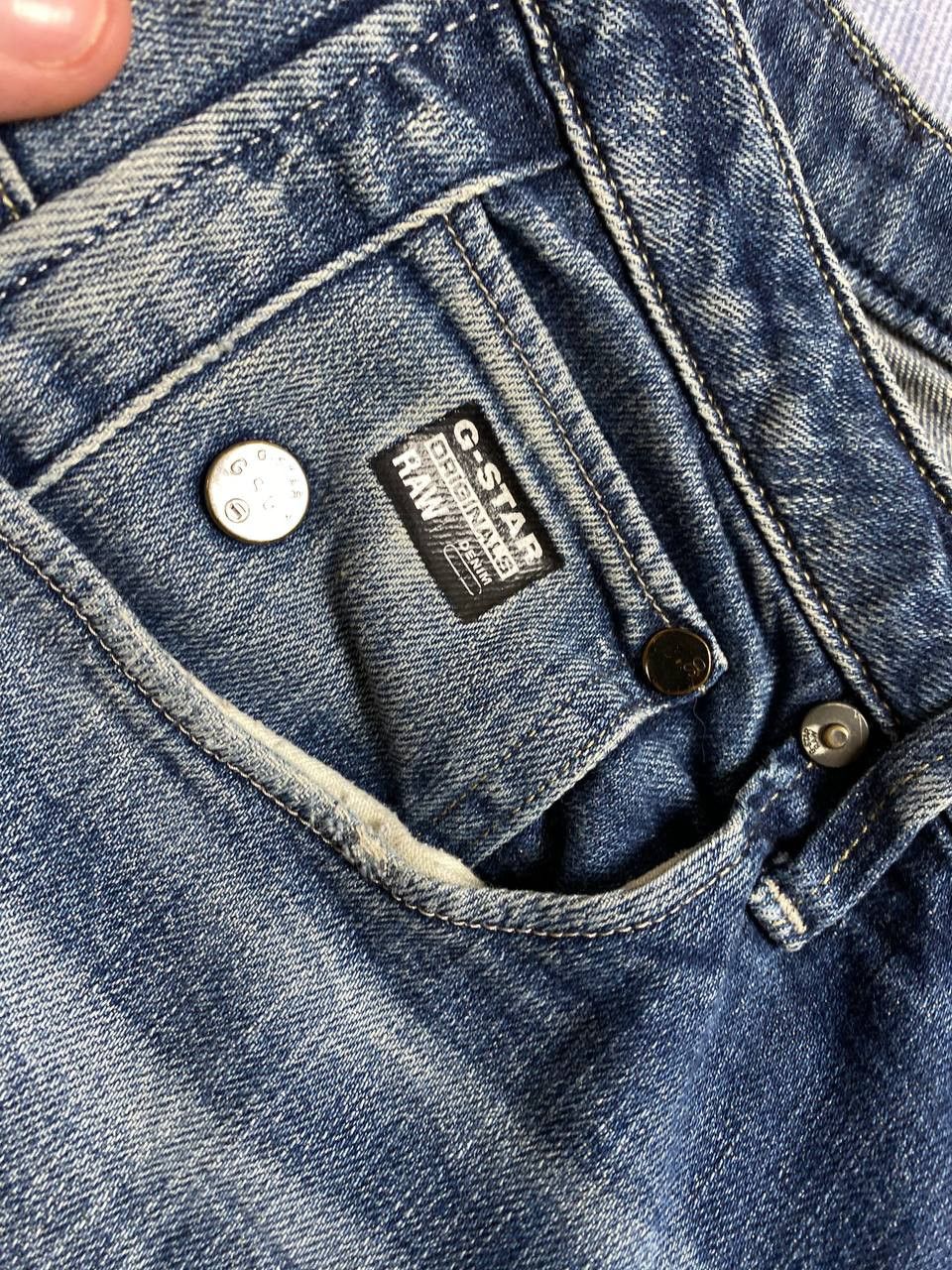 G-Star Vintage G Star Raw Denim Jeans Y2K Size US 30 / EU 46 - 20 Thumbnail