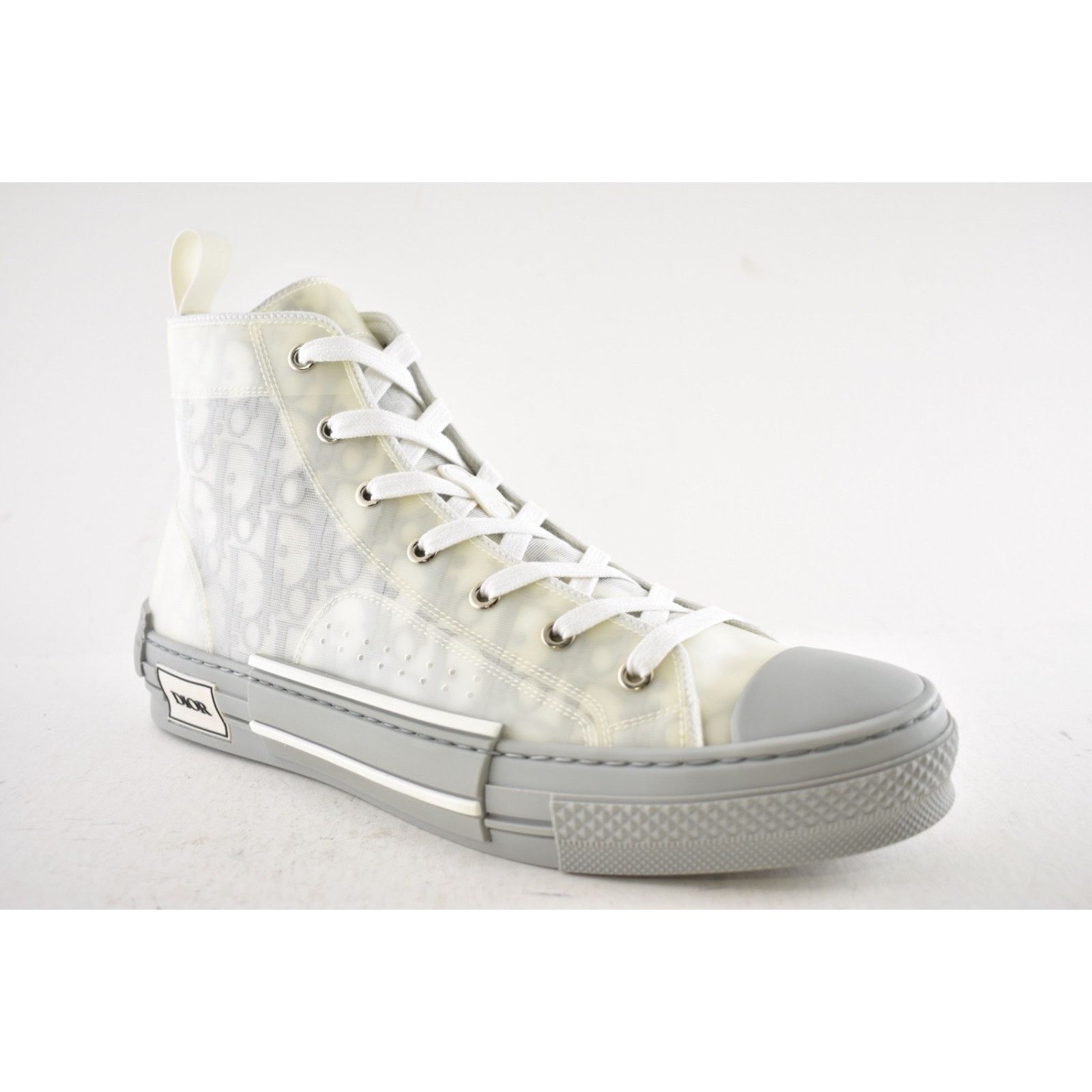 Dior Dior Mens B23 Grey Oblique High Top Sneaker 44 US 11 Size US 11 / EU 44 - 5 Thumbnail