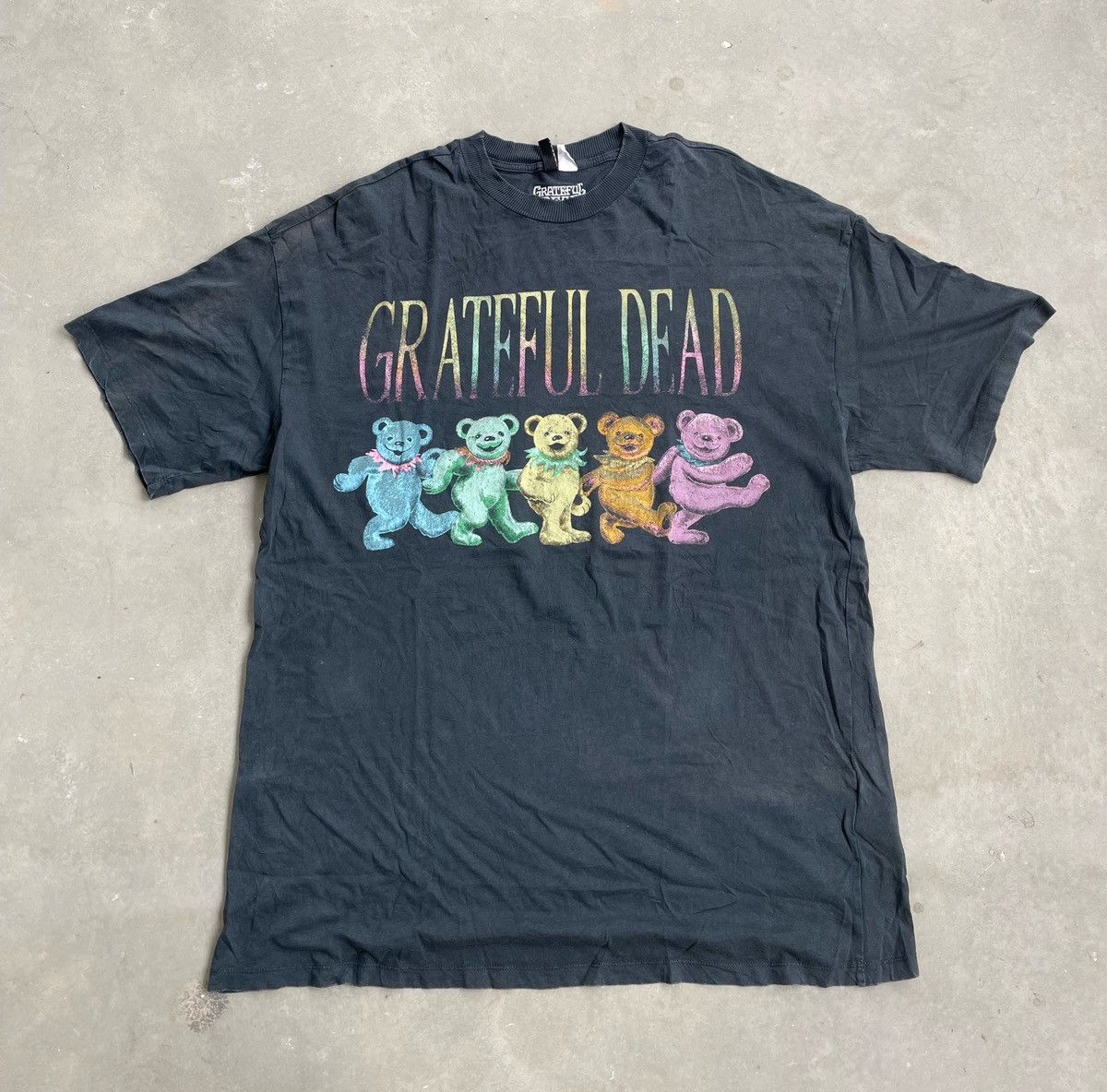 Grateful Dead GRATEFUL DEAD DIATRESSED BAND TEE Size US L / EU 52-54 / 3 - 1 Thumbnail