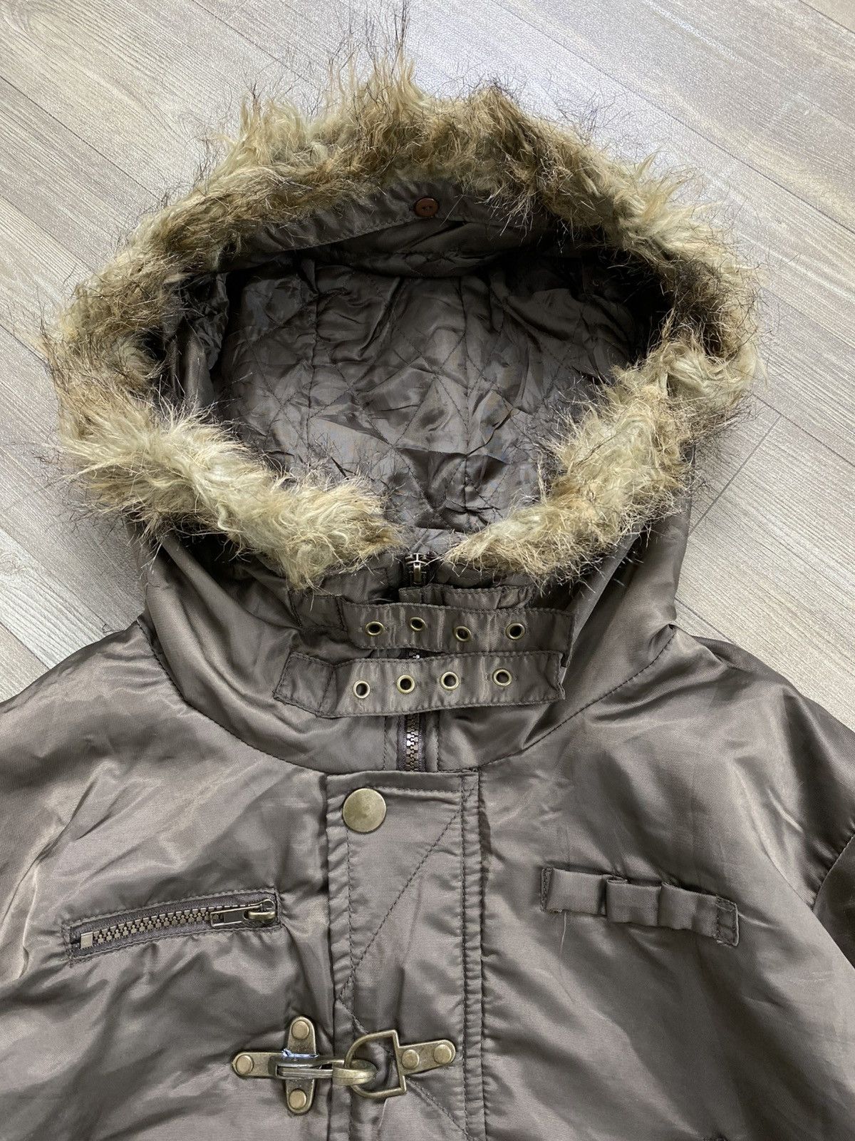 In The Attic Crazy Angle Velour Fireman Lgb Multipocket Parka Fur Jacket Size US L / EU 52-54 / 3 - 5 Thumbnail