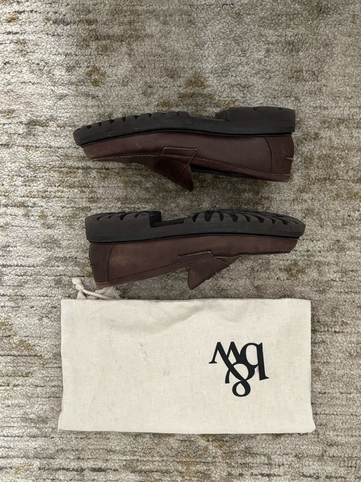 Blackstock & Weber Ellis Penny Loafer, Lug sole, Brown/Chocolate Size US 8 / EU 41 - 3 Thumbnail