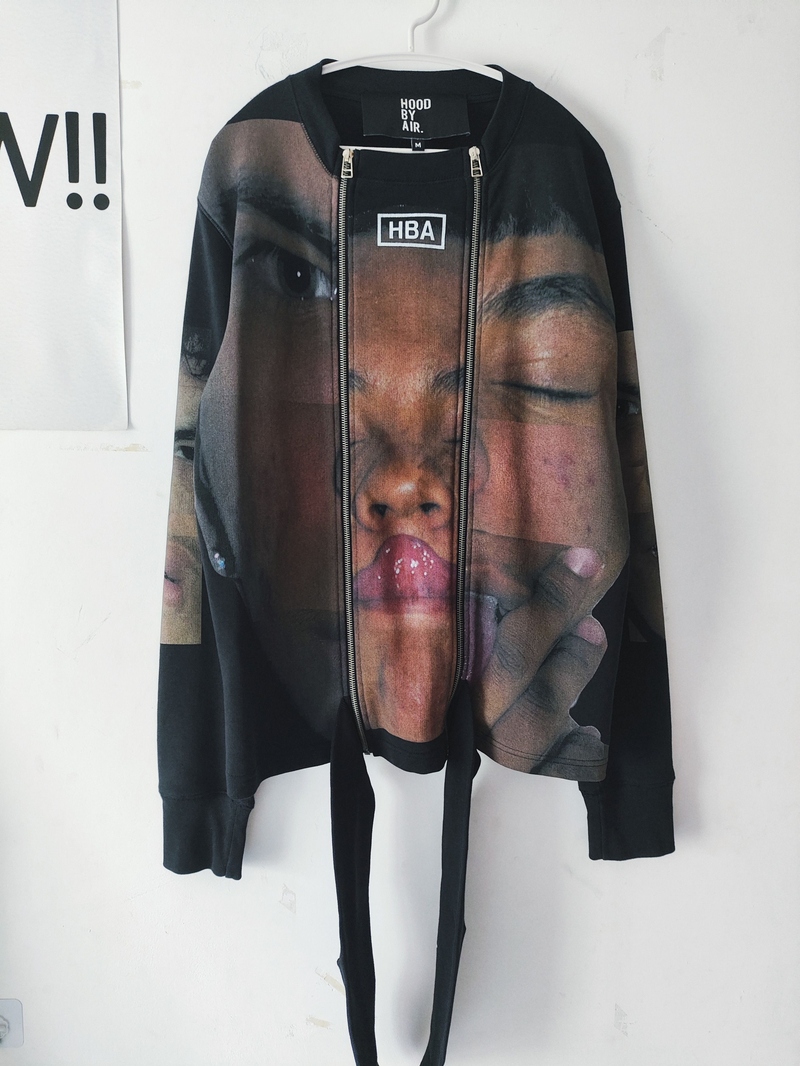 Hood By Air Shirt Hba With Front Zipper L Men's | eBay