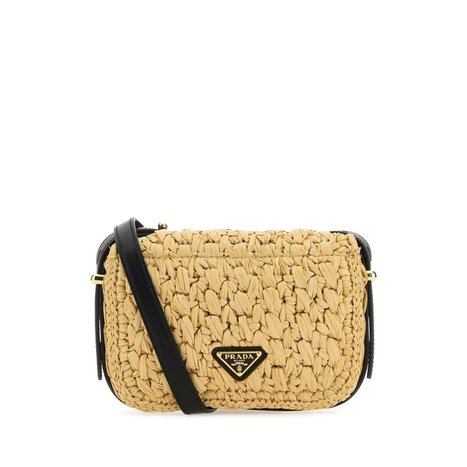 Prada PRADA Sand Brown Raffia Shoulder Bag New And Authentic Size ONE SIZE - 3 Thumbnail
