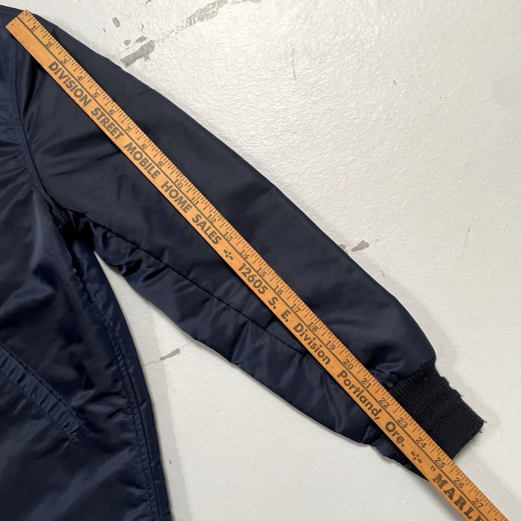 Golden Bear Golden Bear x UnionMade Nylon Military Style Bomber Jacket Unisex Adults S Blue USA Vintage Heritage SF Union Made Army College Military Jacket Size US S / EU 44-46 / 1 - 7 Thumbnail