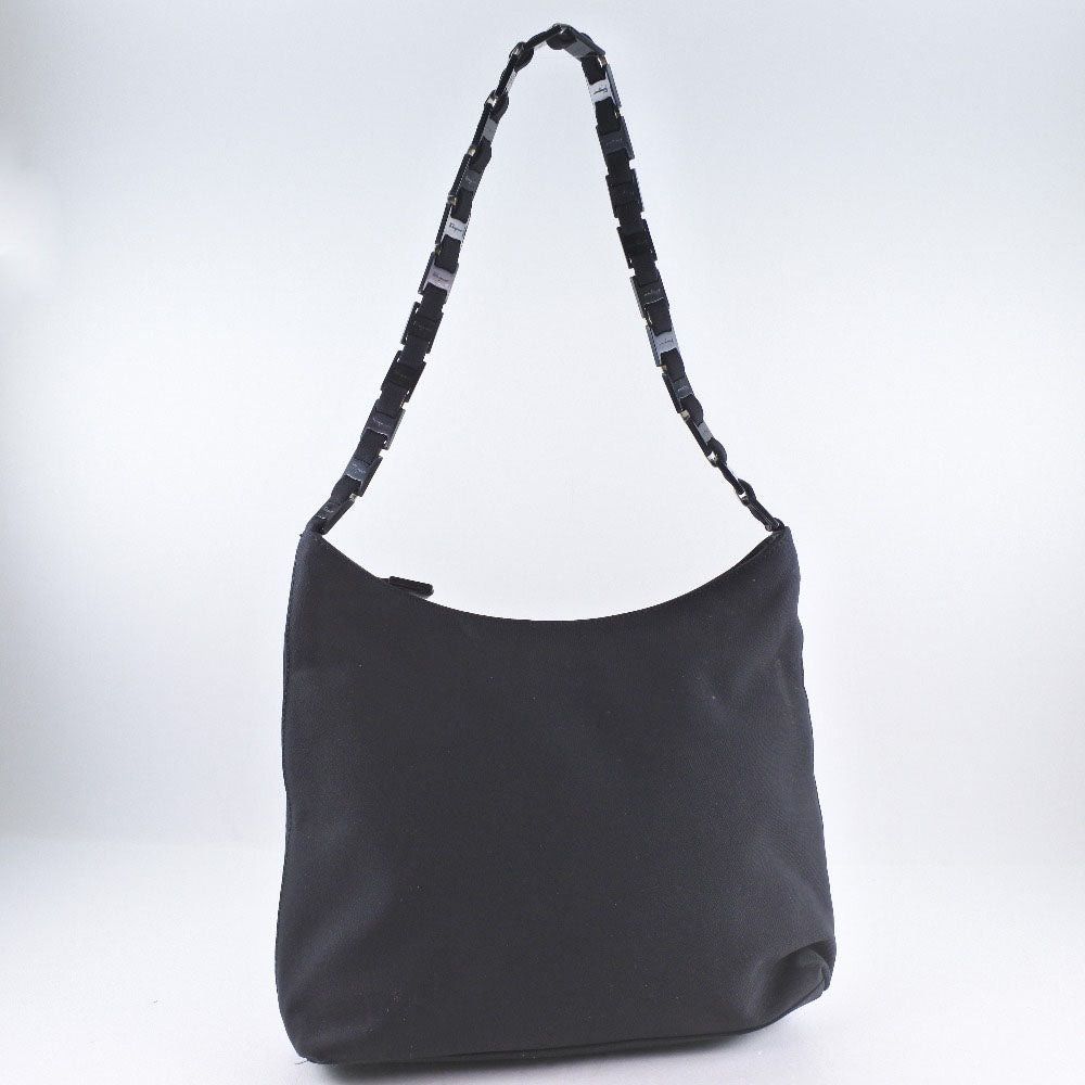 Salvatore Ferragamo Black Canvas Handbag (Pre-Owned) Size ONE SIZE - 1 Thumbnail